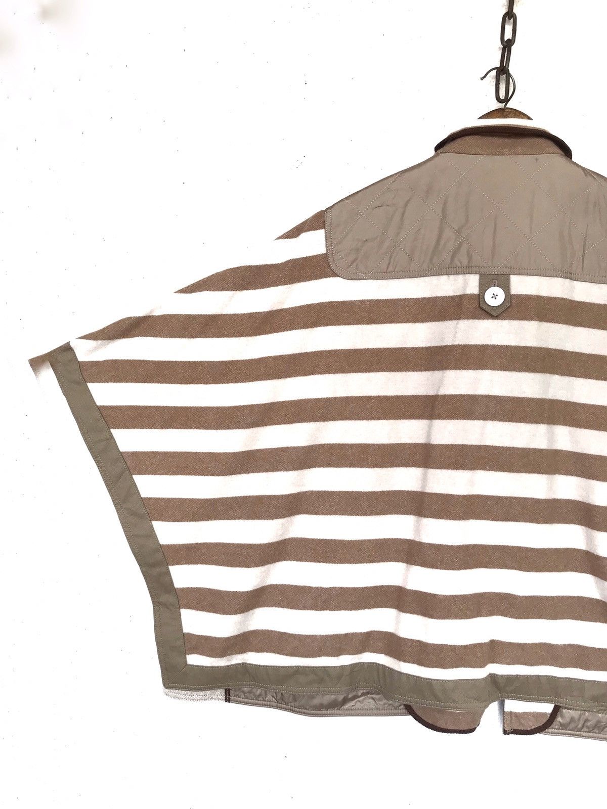 Japanese Brand × Tommy Hilfiger Vintage Tommy Poncho Oversized Stripe Size ONE SIZE - 10 Thumbnail