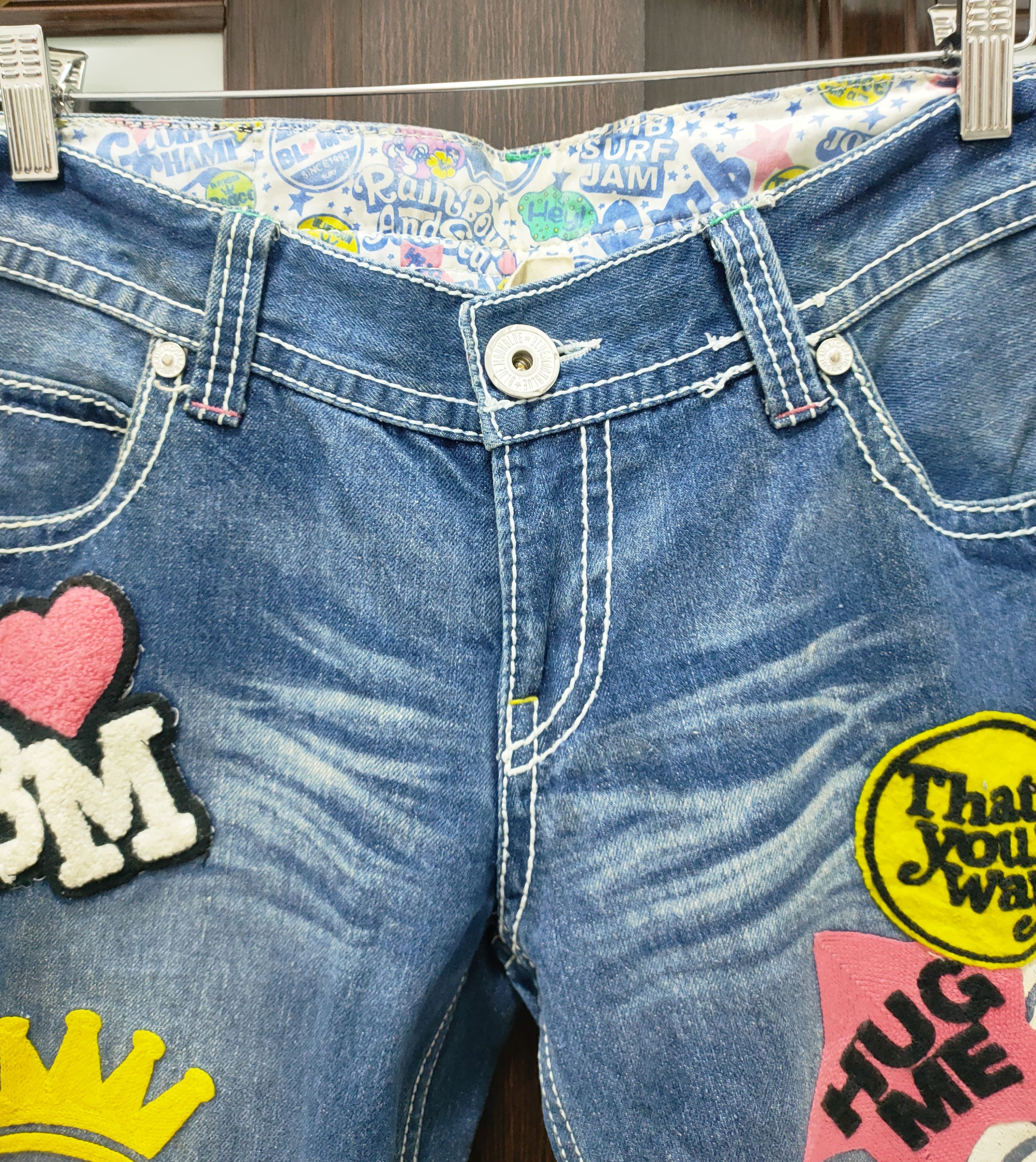 Japanese Brand 💥Japanese Brand Blue Moon Blue Denim💥 Size 34" / US 12 / IT 48 - 7 Thumbnail