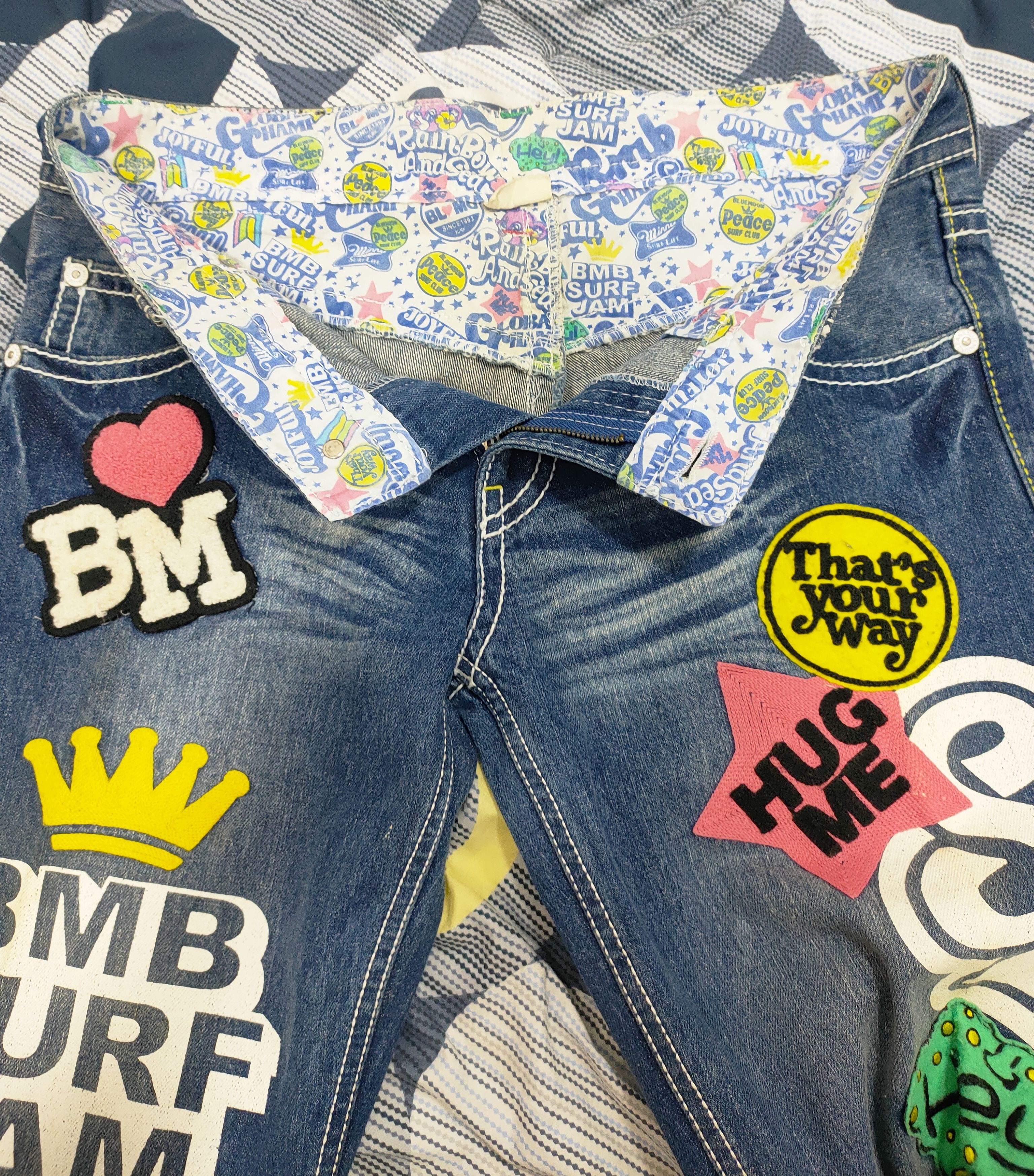 Japanese Brand 💥Japanese Brand Blue Moon Blue Denim💥 Size 34" / US 12 / IT 48 - 3 Thumbnail