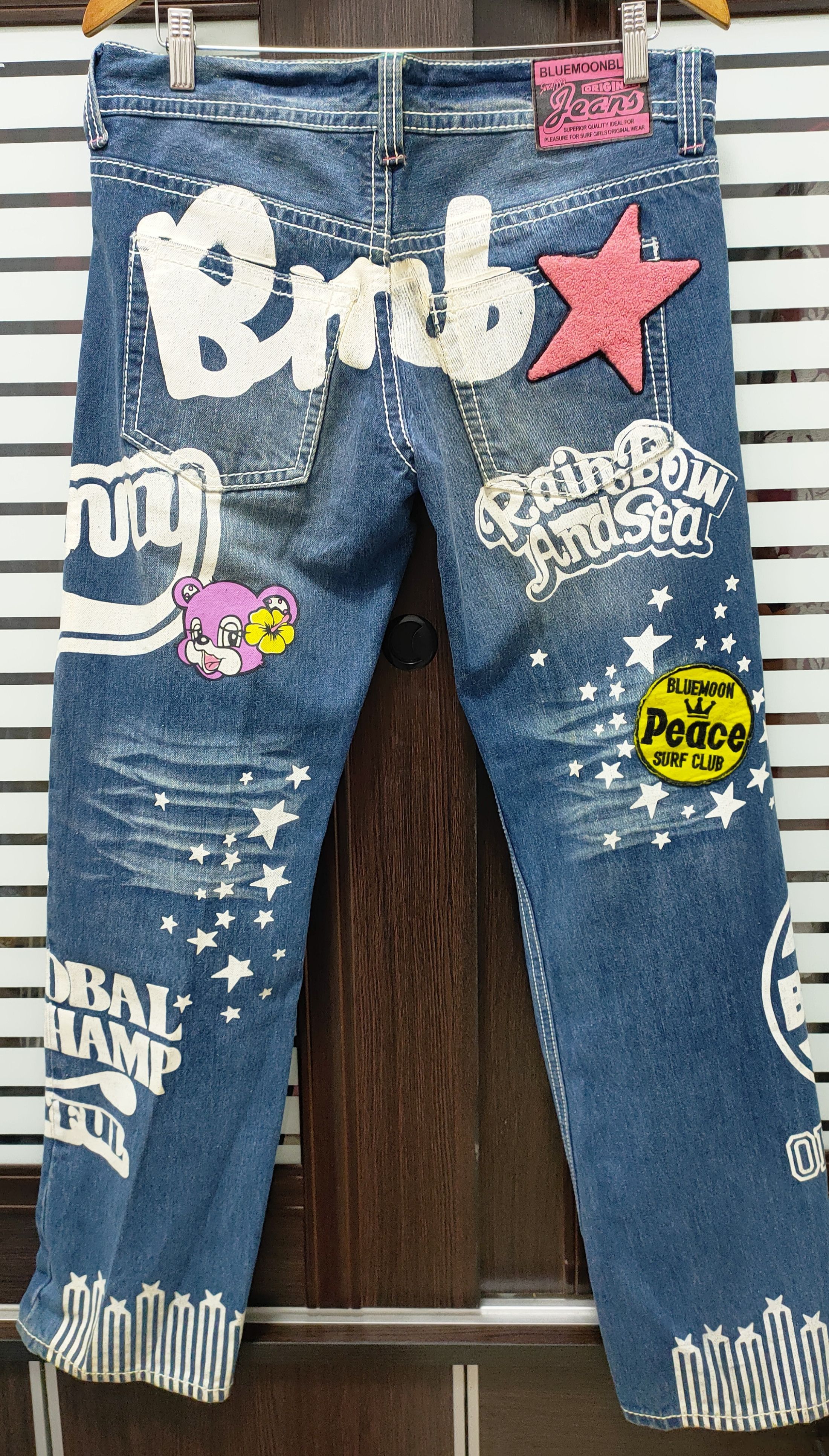 Japanese Brand 💥Japanese Brand Blue Moon Blue Denim💥 Size 34" / US 12 / IT 48 - 6 Thumbnail