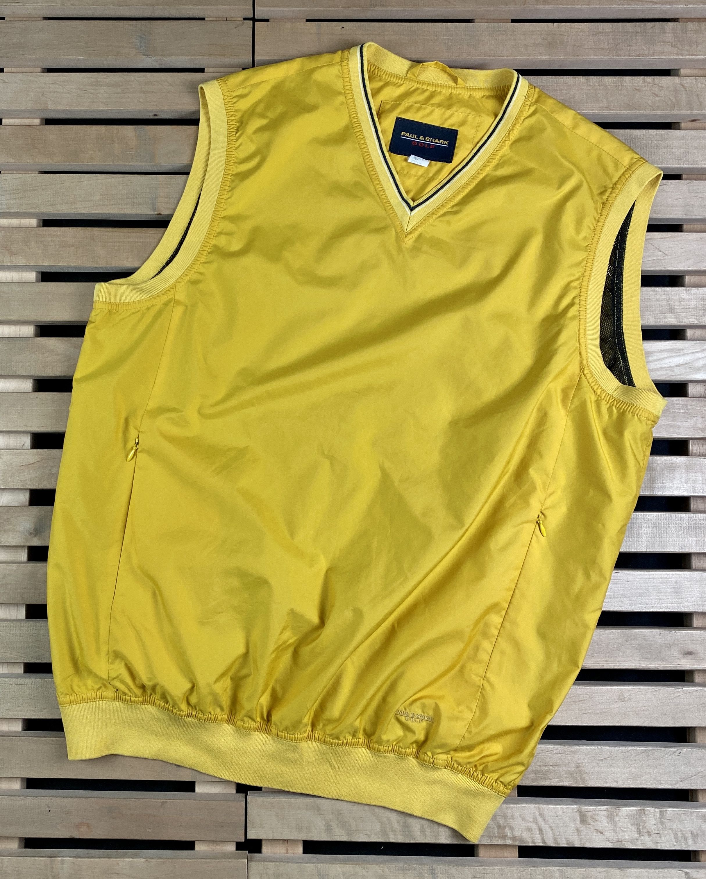 Paul & Shark Mens Paul Shark Golf Jumper Vest Nylon Size XL Size US XL / EU 56 / 4 - 1 Thumbnail