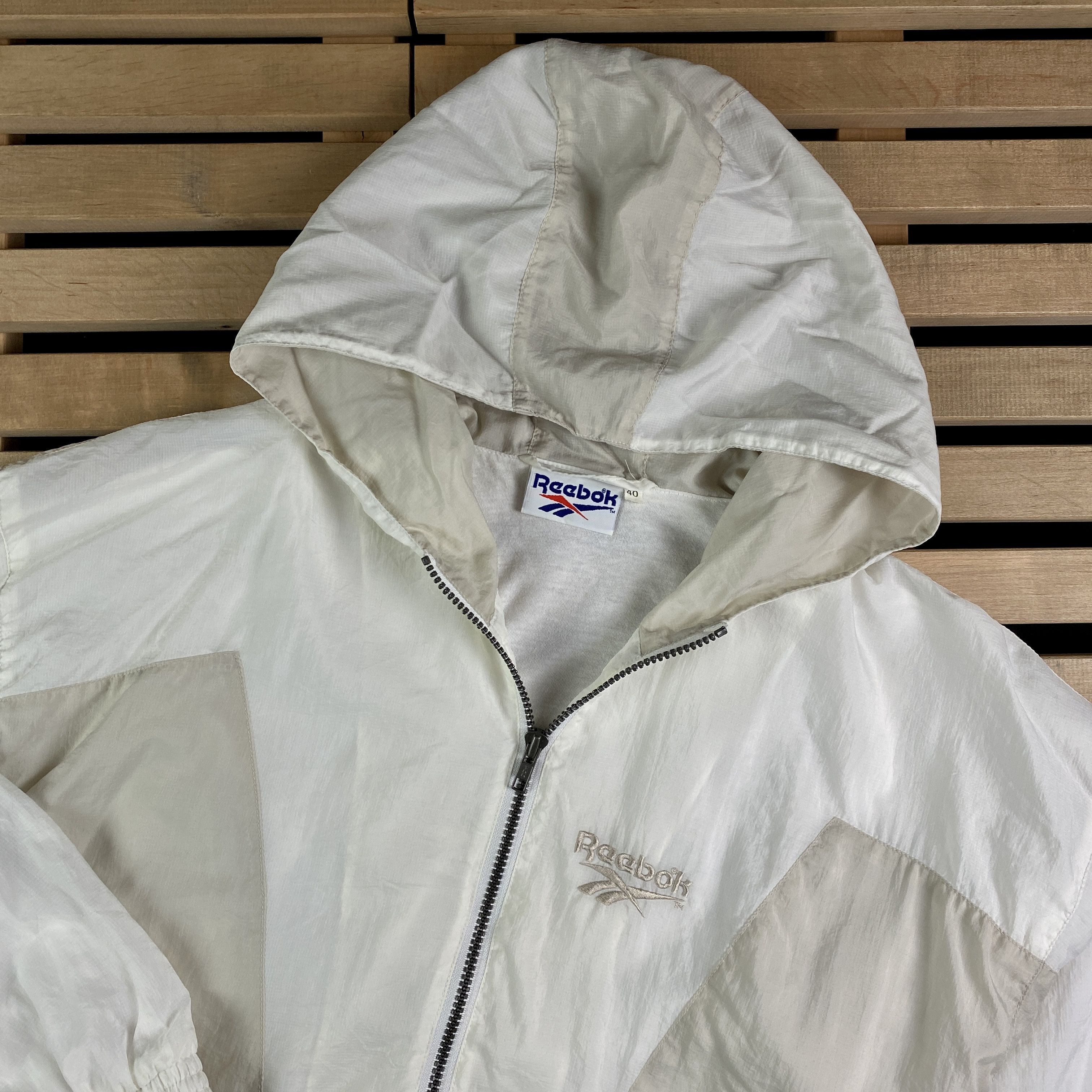 Reebok × Vintage Mens Hooded Jacket Reebok Vintage Size 40 / M Size US M / EU 48-50 / 2 - 2 Thumbnail