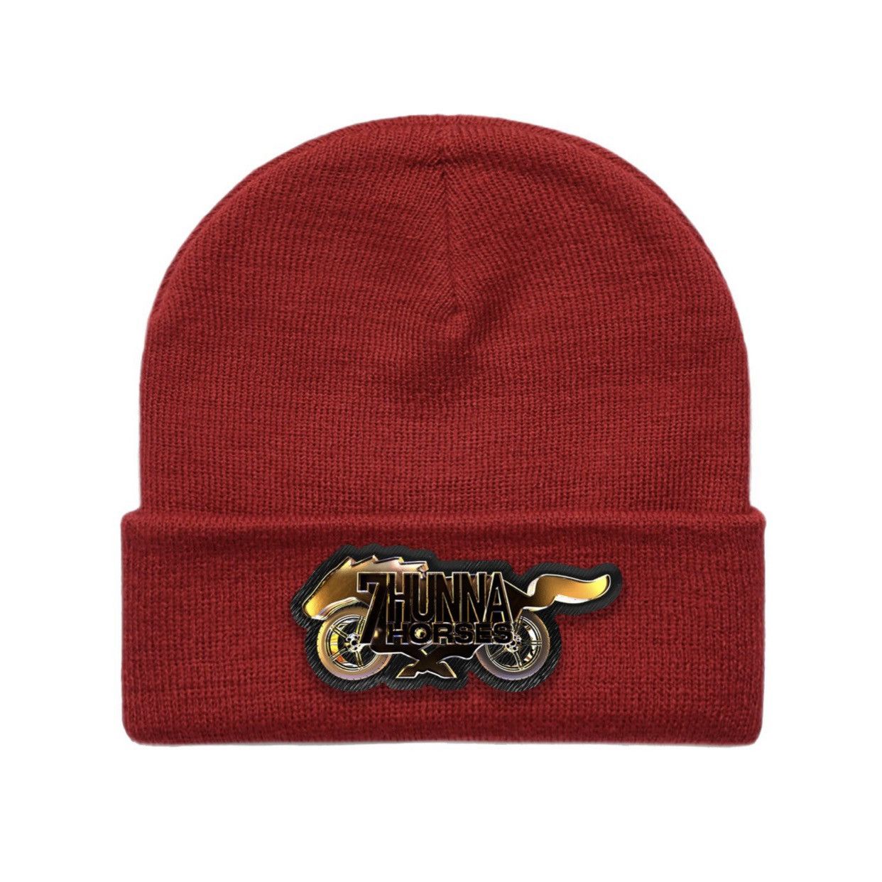 G59 Records Germ G59 The Hijinx Tape 7Hunna Horses Beanie - Red LG Size ONE SIZE - 3 Thumbnail