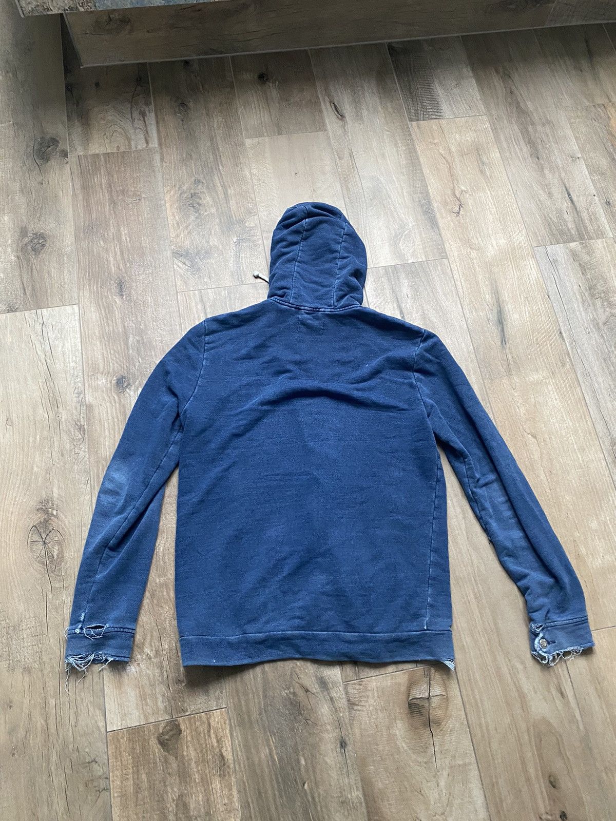 Vintage Distressed Very Worn Sick Full zip hoodie 4 g Size US L / EU 52-54 / 3 - 7 Thumbnail