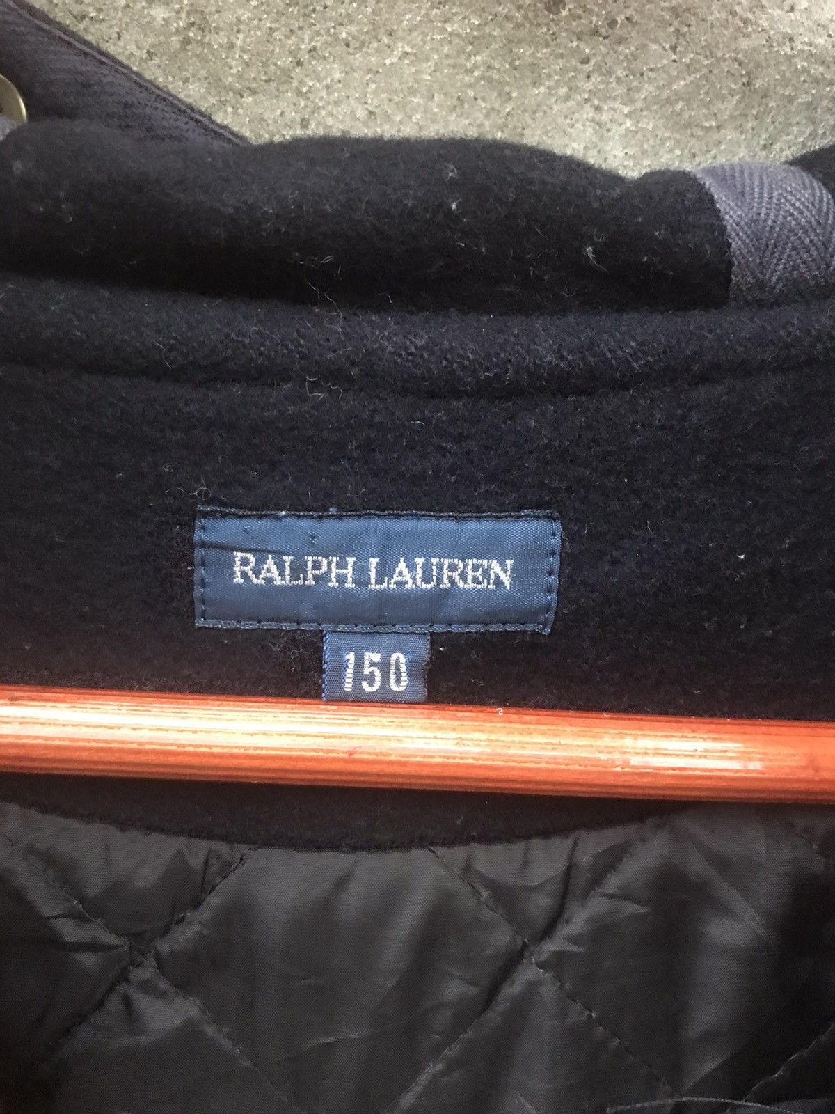 Polo Ralph Lauren Vintage Ralph Lauren Navy Blue Hooded Wool Duffle Coat Size US M / EU 48-50 / 2 - 10 Thumbnail