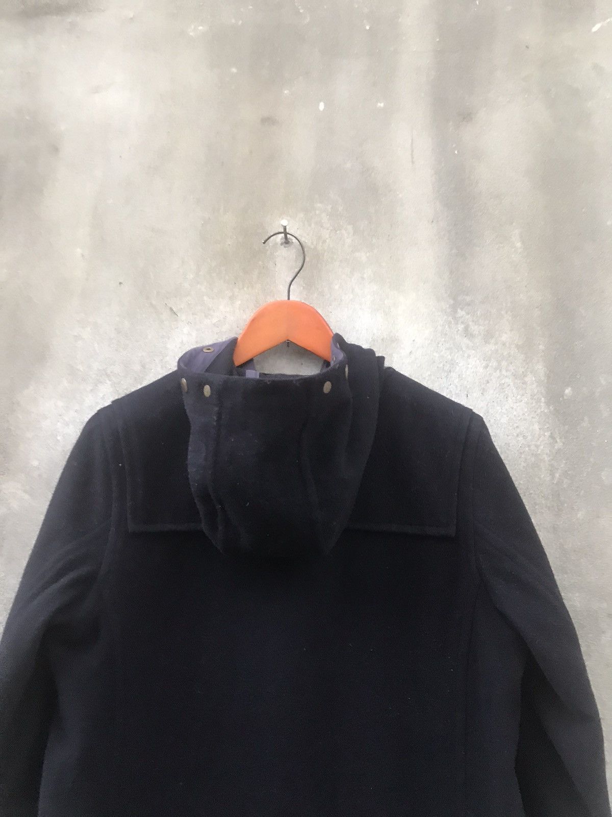Polo Ralph Lauren Vintage Ralph Lauren Navy Blue Hooded Wool Duffle Coat Size US M / EU 48-50 / 2 - 9 Thumbnail