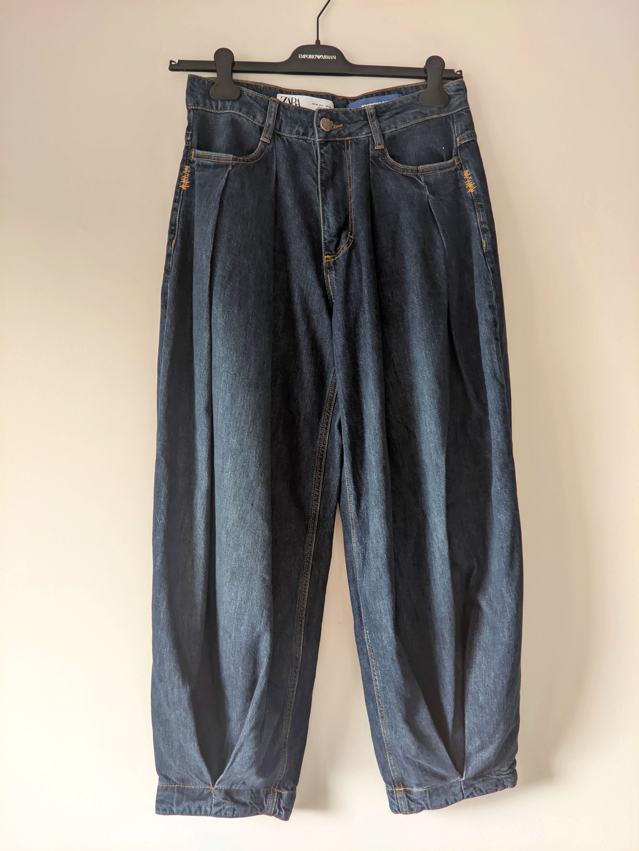 Ader Error × Zara Ader Error x Zara patchwork wide leg jeans