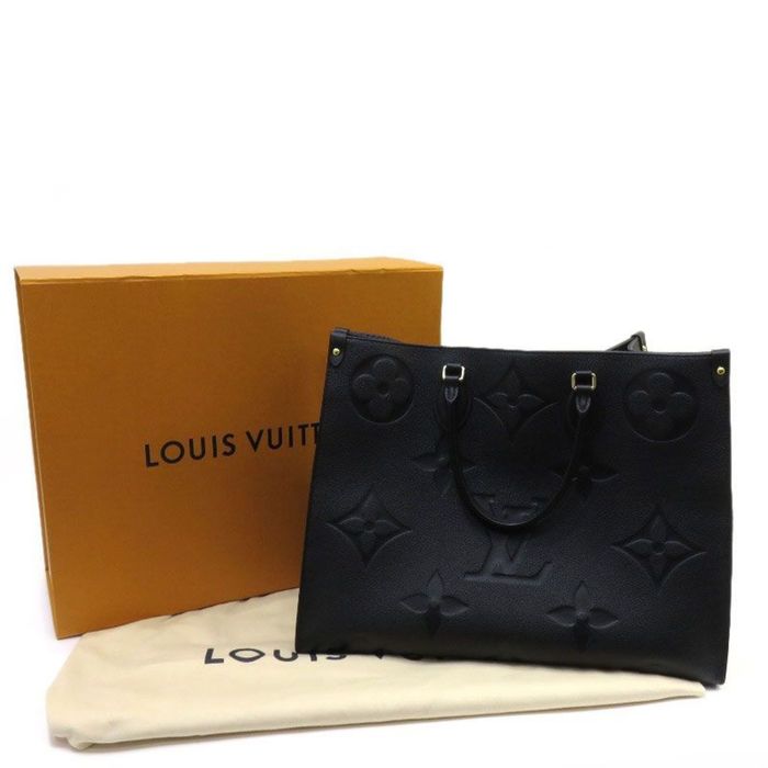 Louis Vuitton Monogram Amplant On The Go GM M44925 Noir Tote Bag Boxed  Authentic