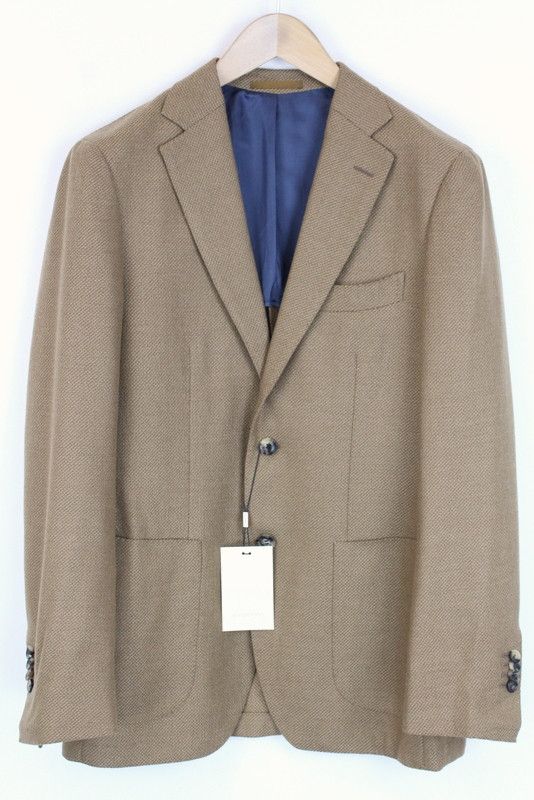 Suitsupply HAVANA PATCH UK38 Wool Slim Brown Blazer 44355 | Grailed