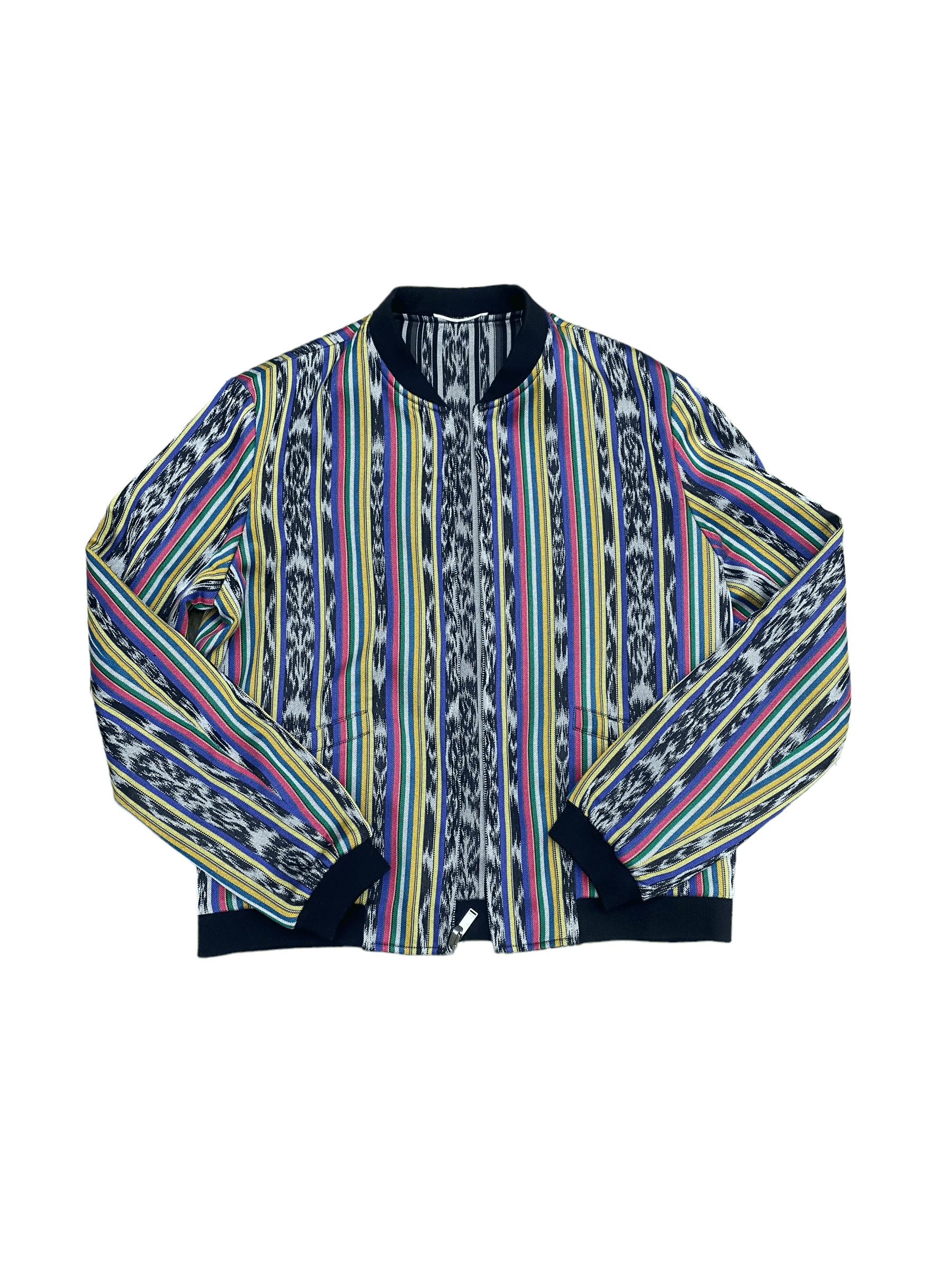 Saint Laurent Paris SS 2018 Ikat Jacket Size US L / EU 52-54 / 3 - 6 Thumbnail