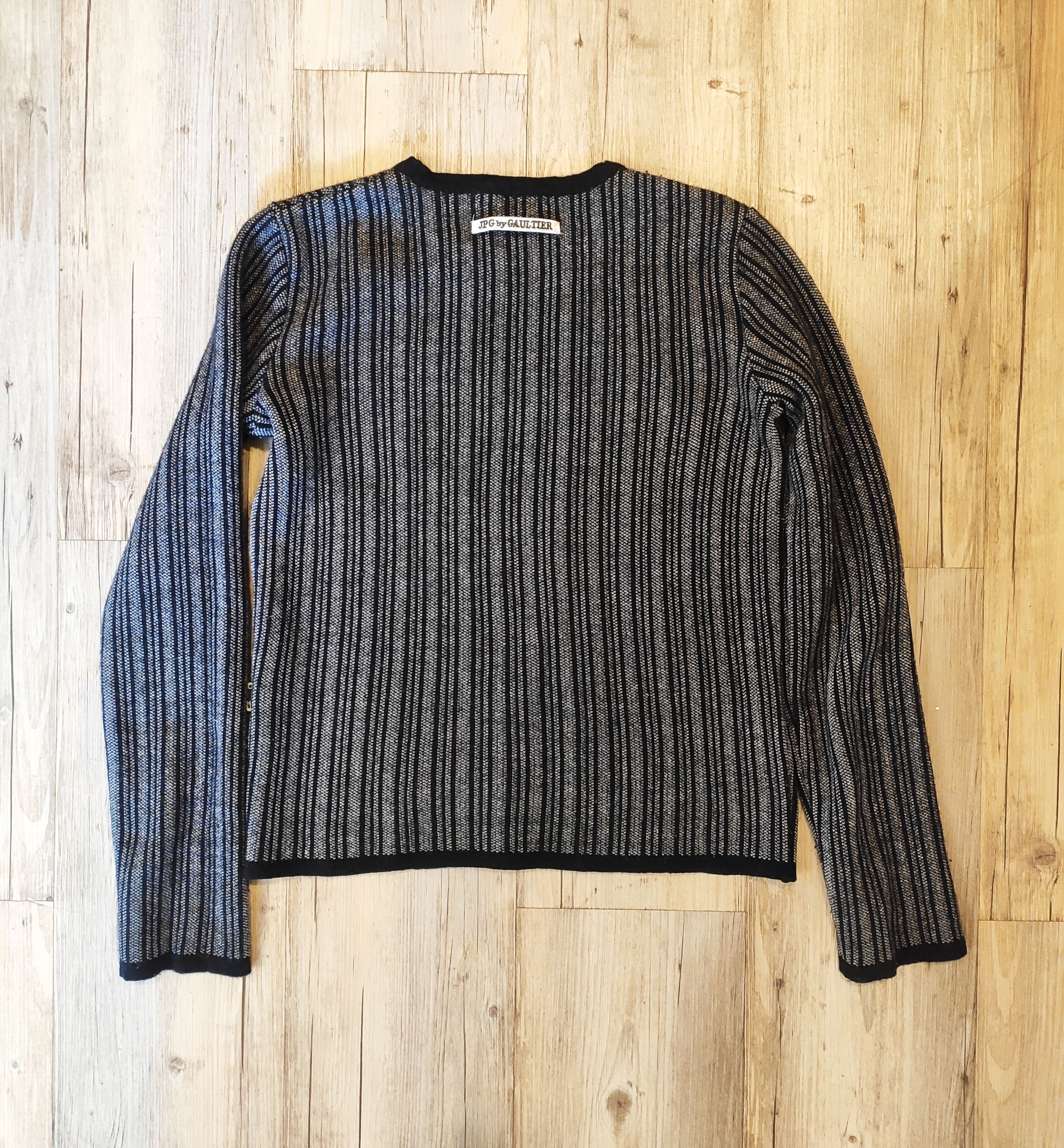 Jean Paul Gaultier RARE JPG applique logo sweater Size S / US 4 / IT 40 - 3 Thumbnail