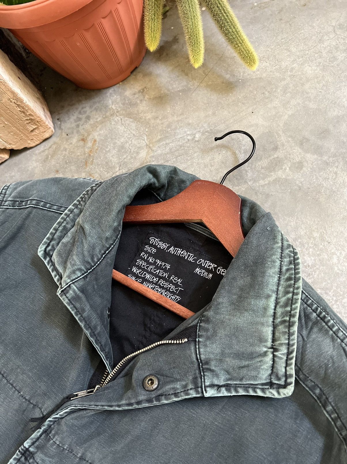Stussy Vintage 🖤 Stussy Denim Jacket Size US M / EU 48-50 / 2 - 12 Thumbnail