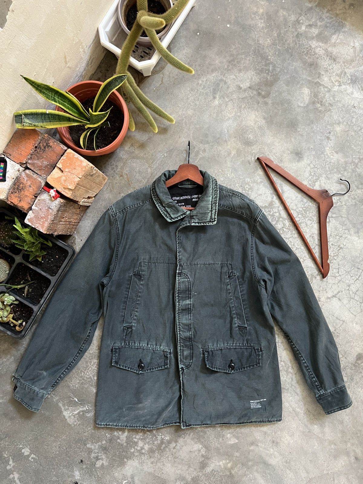 Stussy Vintage 🖤 Stussy Denim Jacket Size US M / EU 48-50 / 2 - 3 Thumbnail