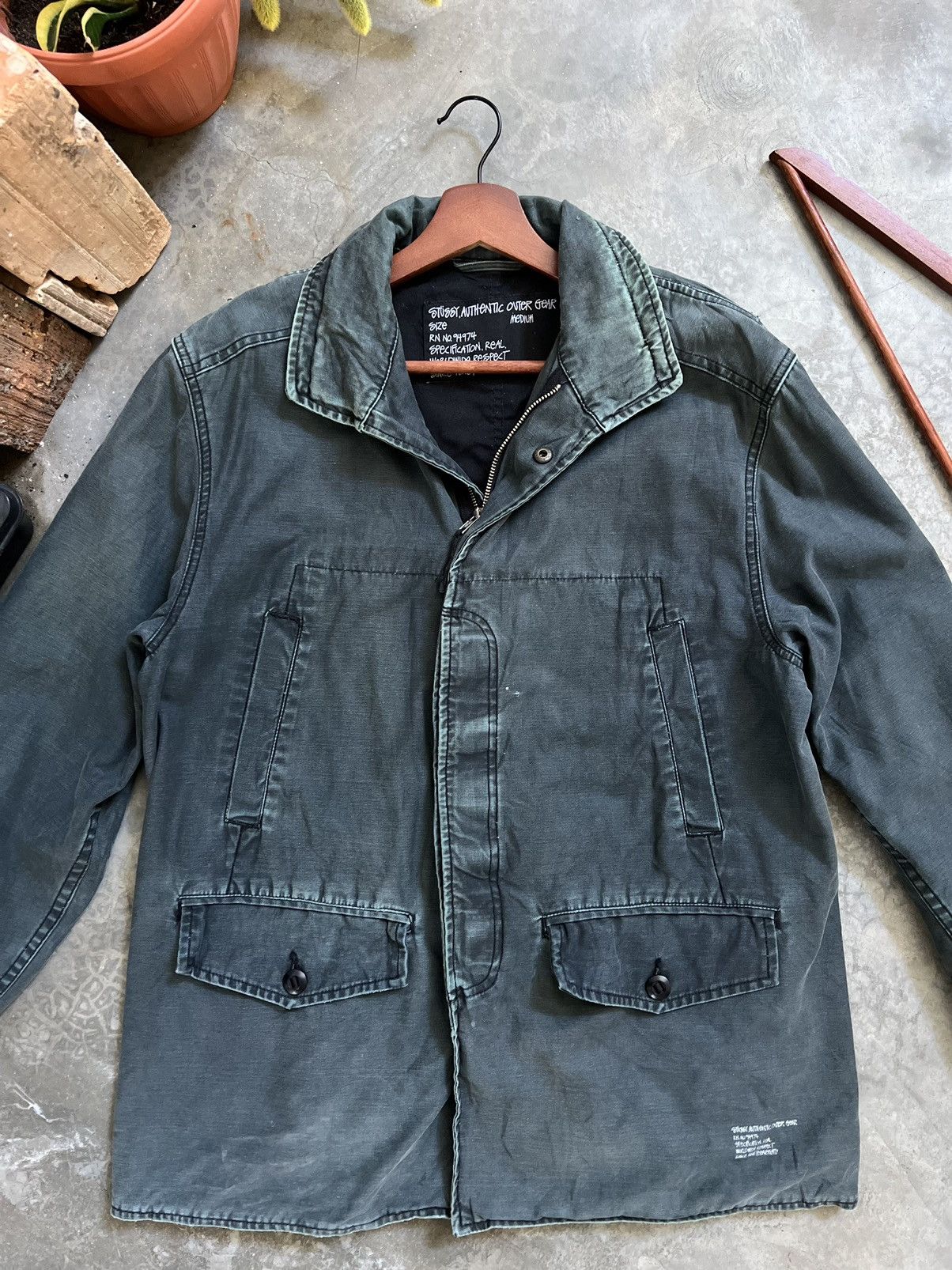 Stussy Vintage 🖤 Stussy Denim Jacket Size US M / EU 48-50 / 2 - 4 Thumbnail
