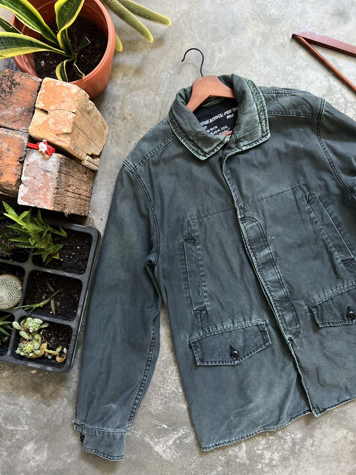 Stussy Vintage 🖤 Stussy Denim Jacket Size US M / EU 48-50 / 2 - 2 Thumbnail