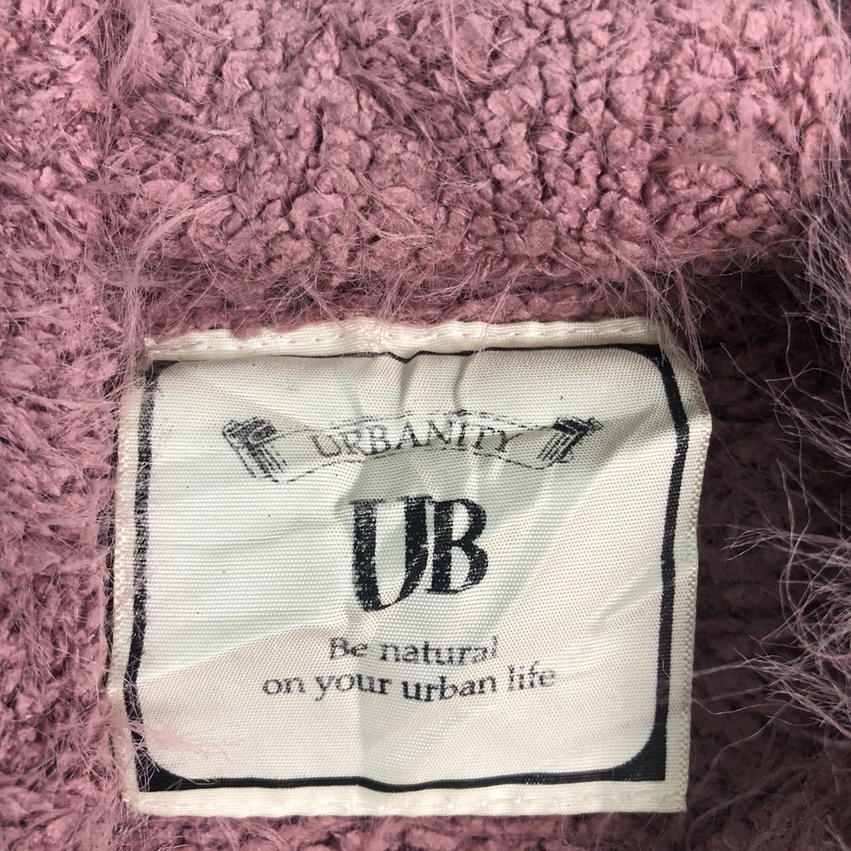 Homespun Knitwear × Japanese Brand UB Purple Turtle Neck Mohair Shag Shaggy Knitwear Size US M / EU 48-50 / 2 - 8 Thumbnail