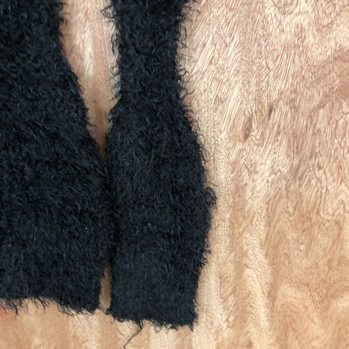 Homespun Knitwear × Japanese Brand Emoda Black Mohair Shag Shaggy Parachute Knitwear #0480 Size US S / EU 44-46 / 1 - 4 Thumbnail