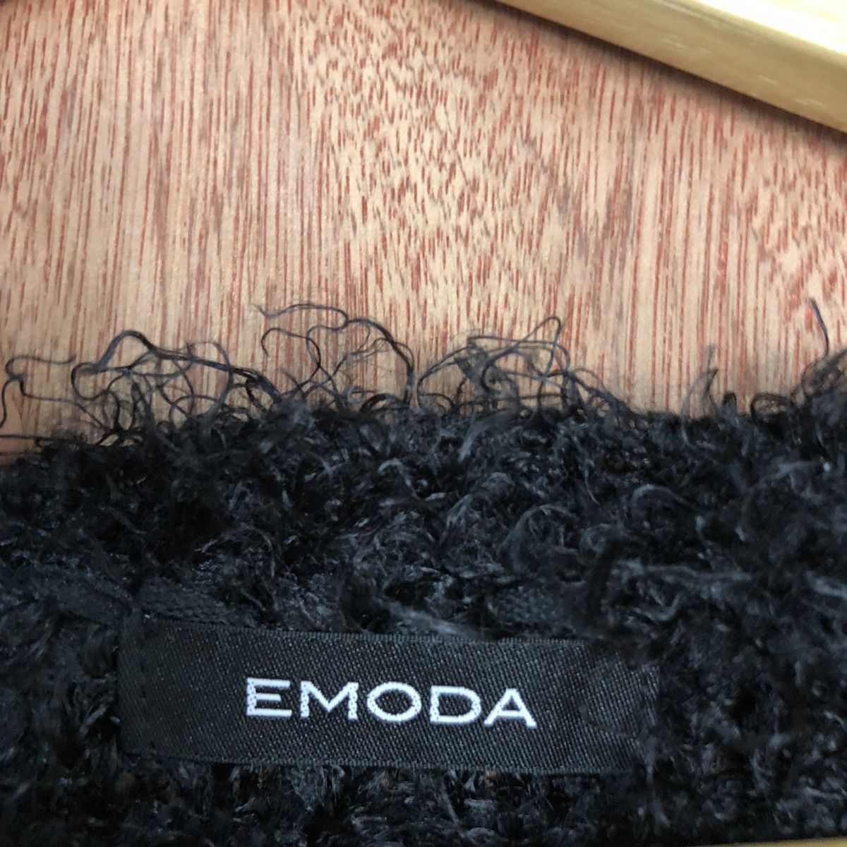 Homespun Knitwear × Japanese Brand Emoda Black Mohair Shag Shaggy Parachute Knitwear #0480 Size US S / EU 44-46 / 1 - 10 Thumbnail