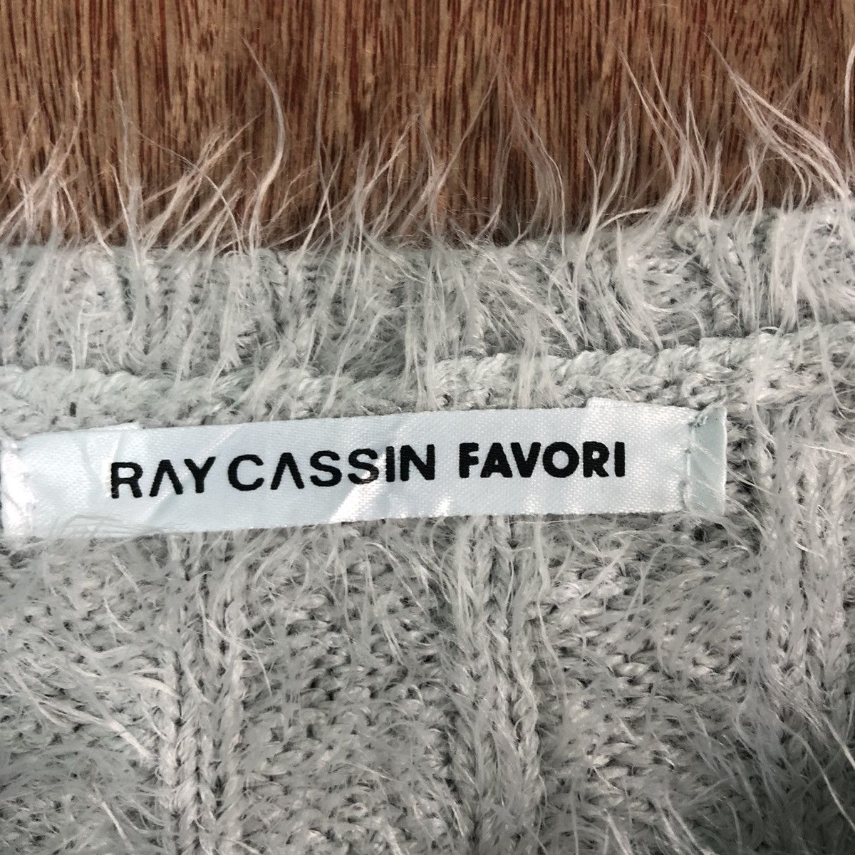 Homespun Knitwear × Japanese Brand Ray Cassin Favori Light Grey Mohair Kniwear Size US L / EU 52-54 / 3 - 9 Thumbnail