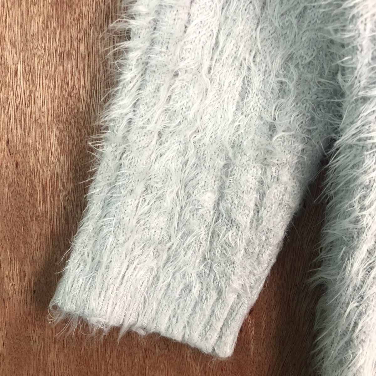 Homespun Knitwear × Japanese Brand Ray Cassin Favori Light Grey Mohair Kniwear Size US L / EU 52-54 / 3 - 6 Thumbnail