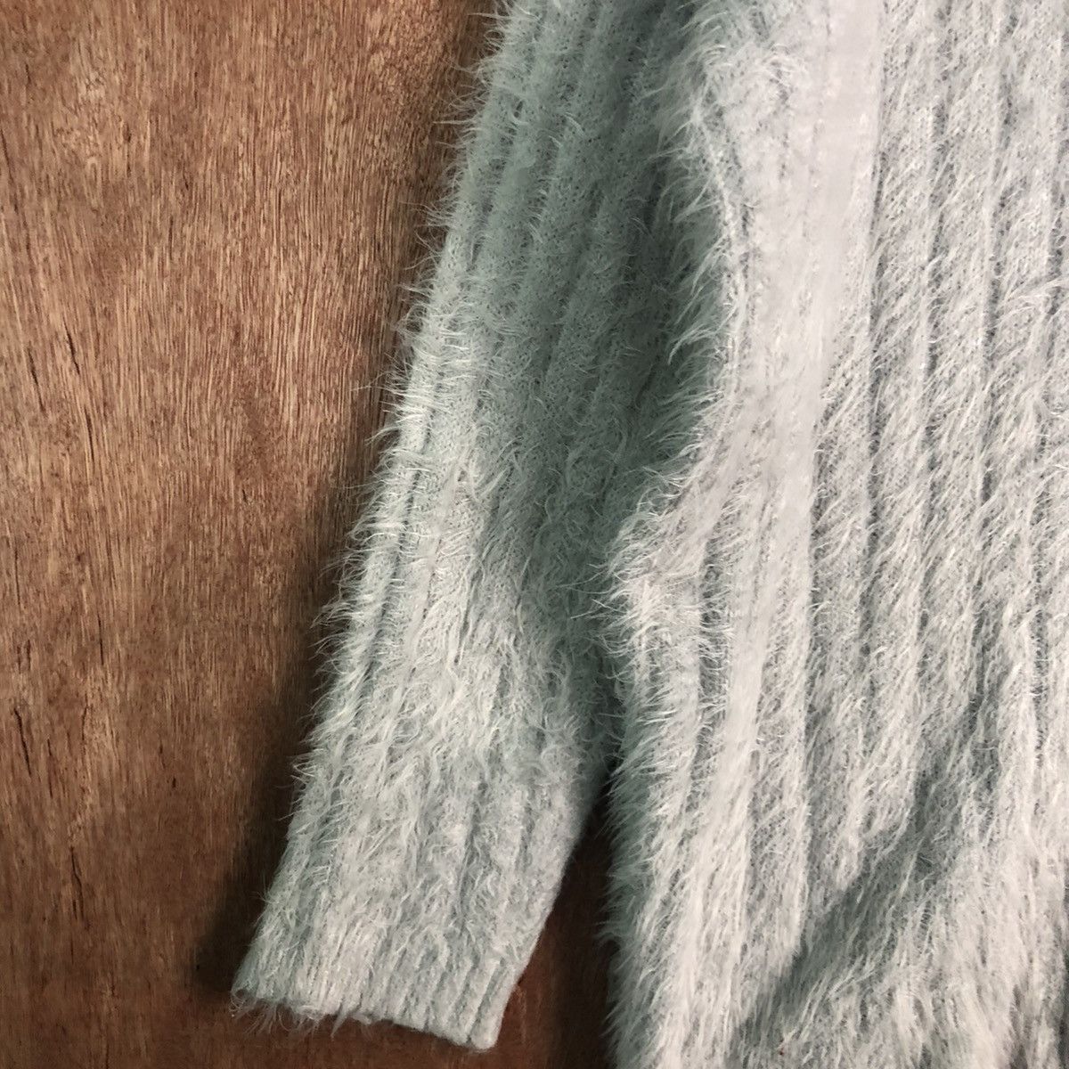 Homespun Knitwear × Japanese Brand Ray Cassin Favori Light Grey Mohair Kniwear Size US L / EU 52-54 / 3 - 7 Thumbnail