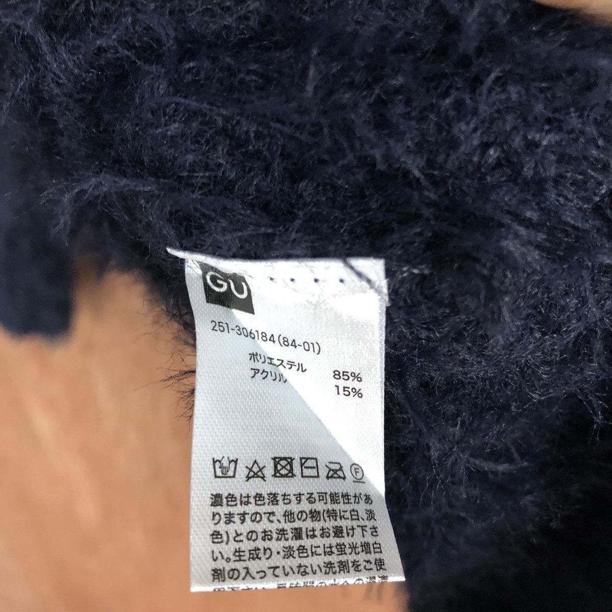 Homespun Knitwear GU Japan Dark Blue Mohair Knitwear sweater #0457 Size US M / EU 48-50 / 2 - 14 Thumbnail
