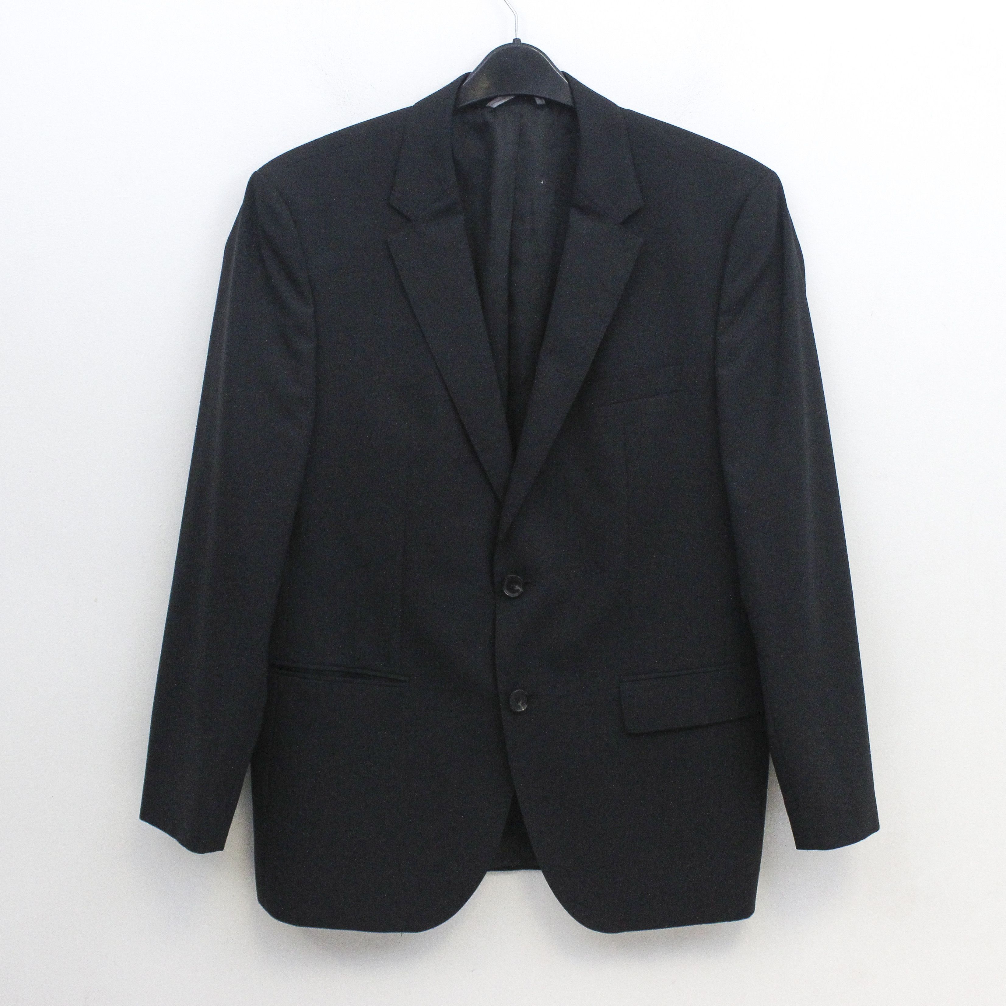 Hugo × Hugo Boss Stretch Wool Men Blazer Suit Jacket Sport Coat EU 48 Black Size 38R - 1 Thumbnail