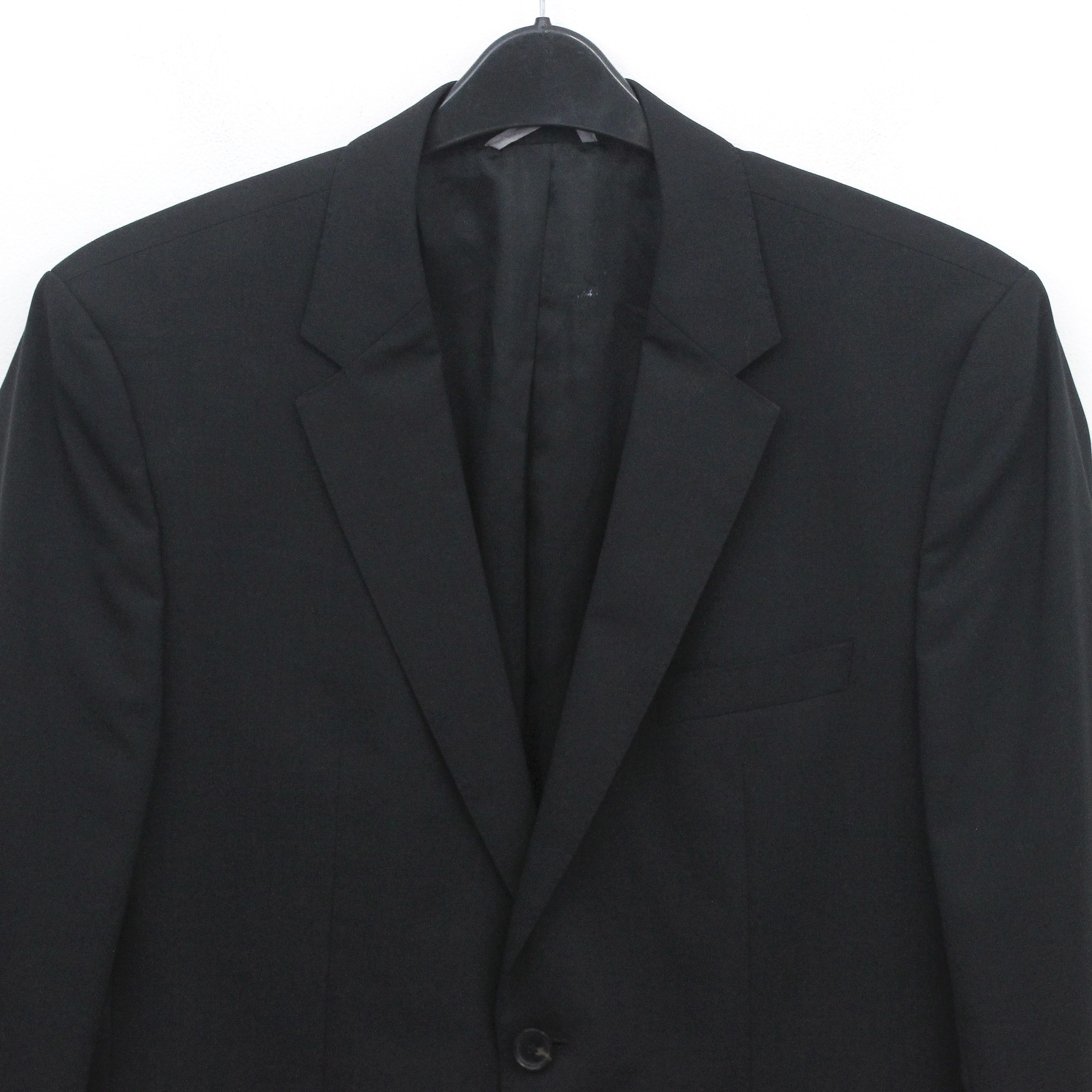 Hugo × Hugo Boss Stretch Wool Men Blazer Suit Jacket Sport Coat EU 48 Black Size 38R - 2 Thumbnail