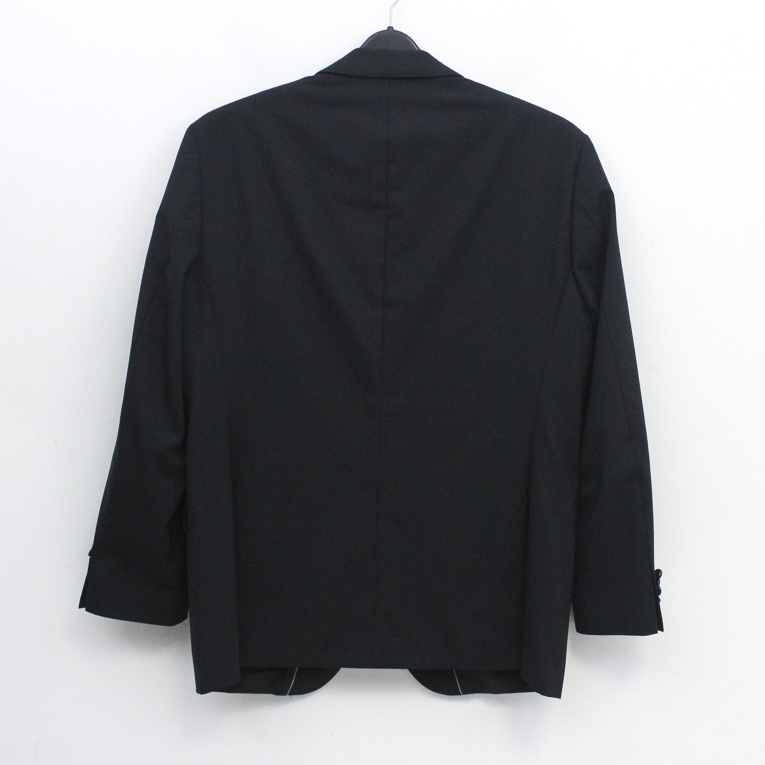 Hugo × Hugo Boss Stretch Wool Men Blazer Suit Jacket Sport Coat EU 48 Black Size 38R - 3 Thumbnail