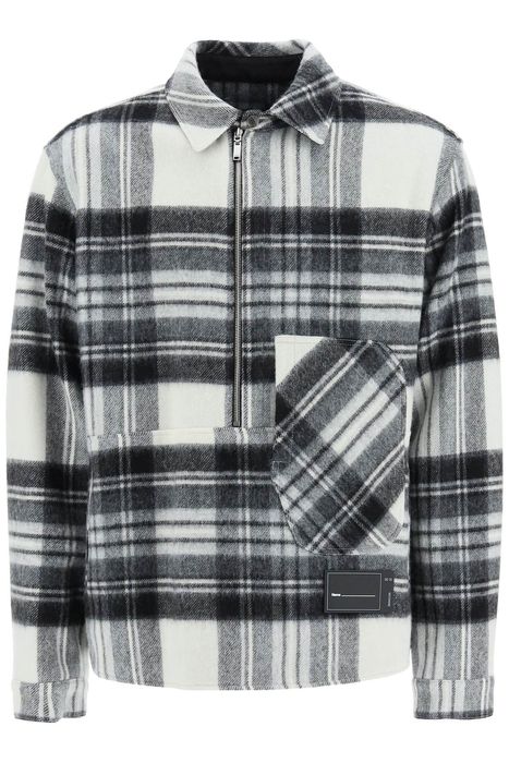 WE11DONE We11done wd check anorak wool shirt | Grailed