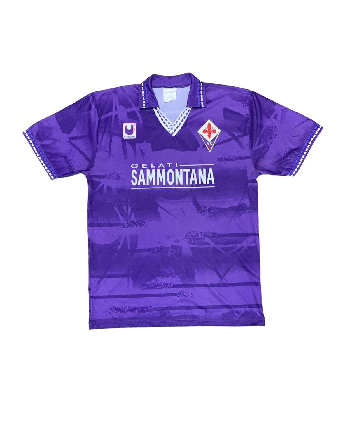 image of Fifa World Cup x Soccer Jersey Vintage Jersey Shirt Fiorentina 1994 in Purple, Men's (Size Large)
