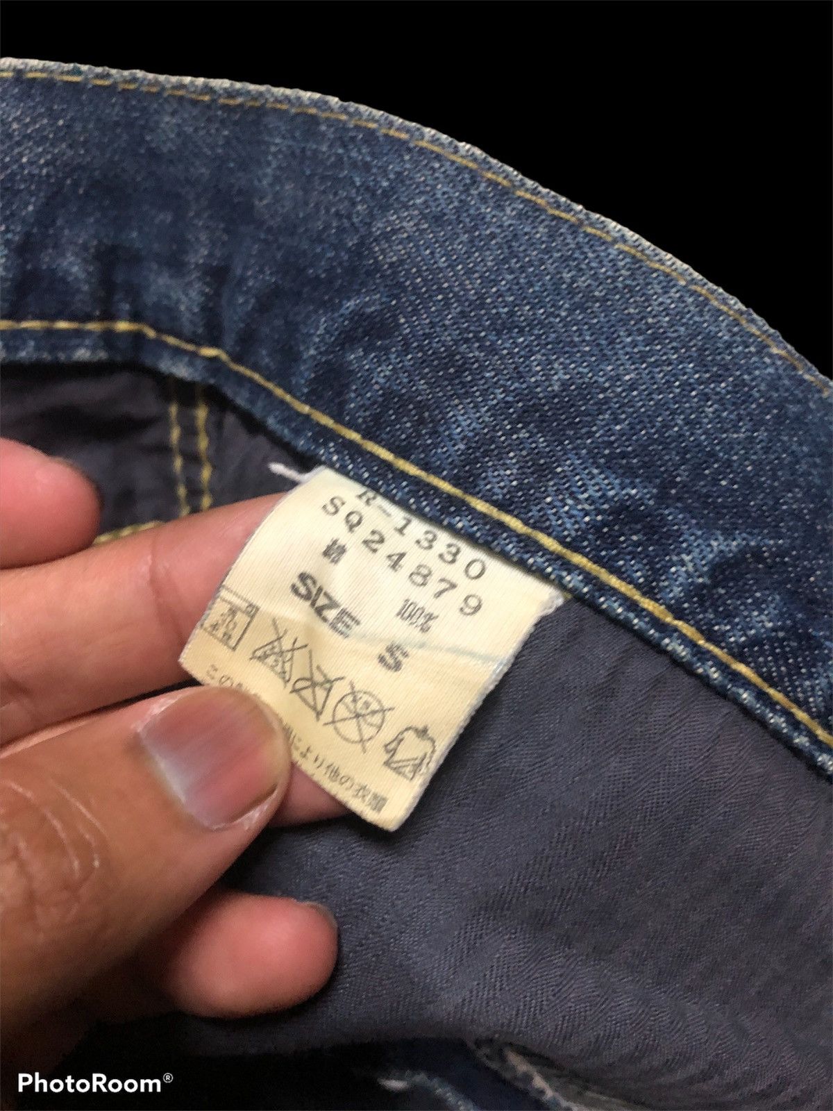 Japanese Brand SLIM FIT⚡️⚡️RNA INC BLEACH DISTRESSED DENIM Size US 31 - 6 Thumbnail