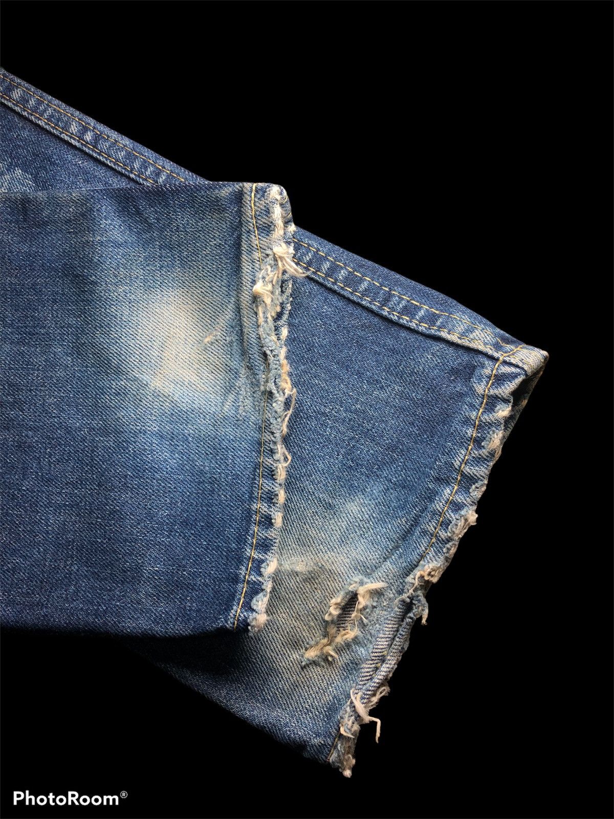 Japanese Brand SLIM FIT⚡️⚡️RNA INC BLEACH DISTRESSED DENIM Size US 31 - 3 Thumbnail