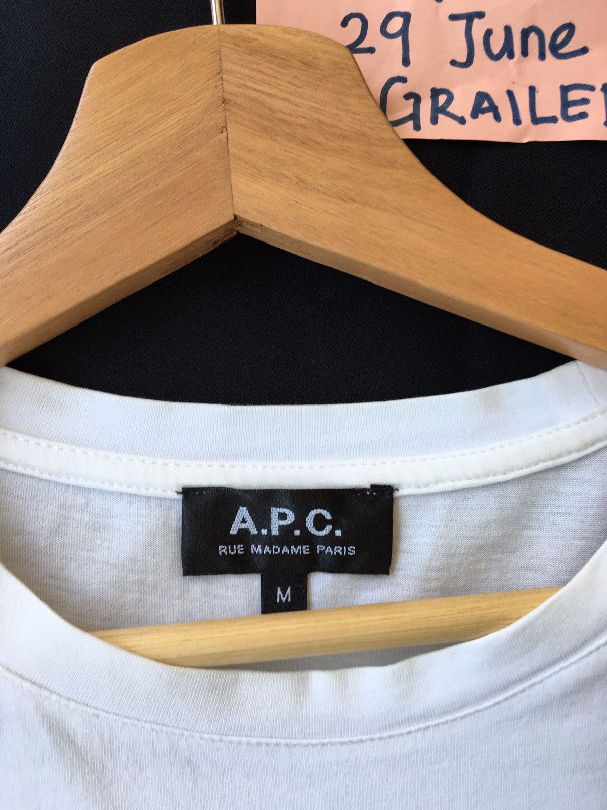 A.P.C. Rare A.P.C Big Logo Spellout Tshirt Size US S / EU 44-46 / 1 - 4 Thumbnail