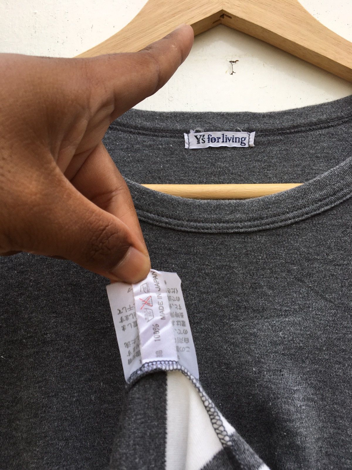 Yohji Yamamoto Rare Vintage 90s Y’s for living Basics Tshirt Size US S / EU 44-46 / 1 - 10 Thumbnail