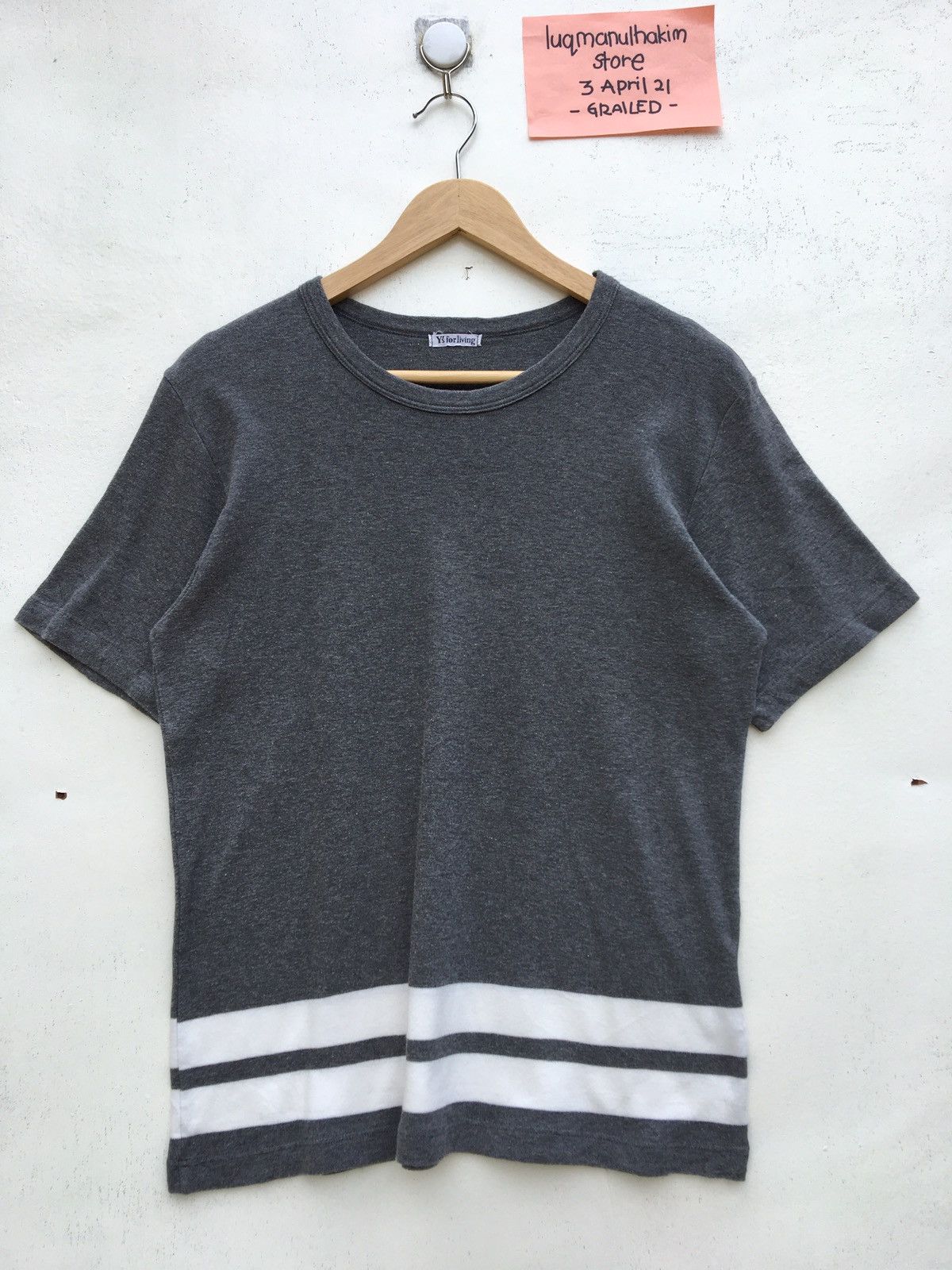 Yohji Yamamoto Rare Vintage 90s Y’s for living Basics Tshirt Size US S / EU 44-46 / 1 - 1 Thumbnail