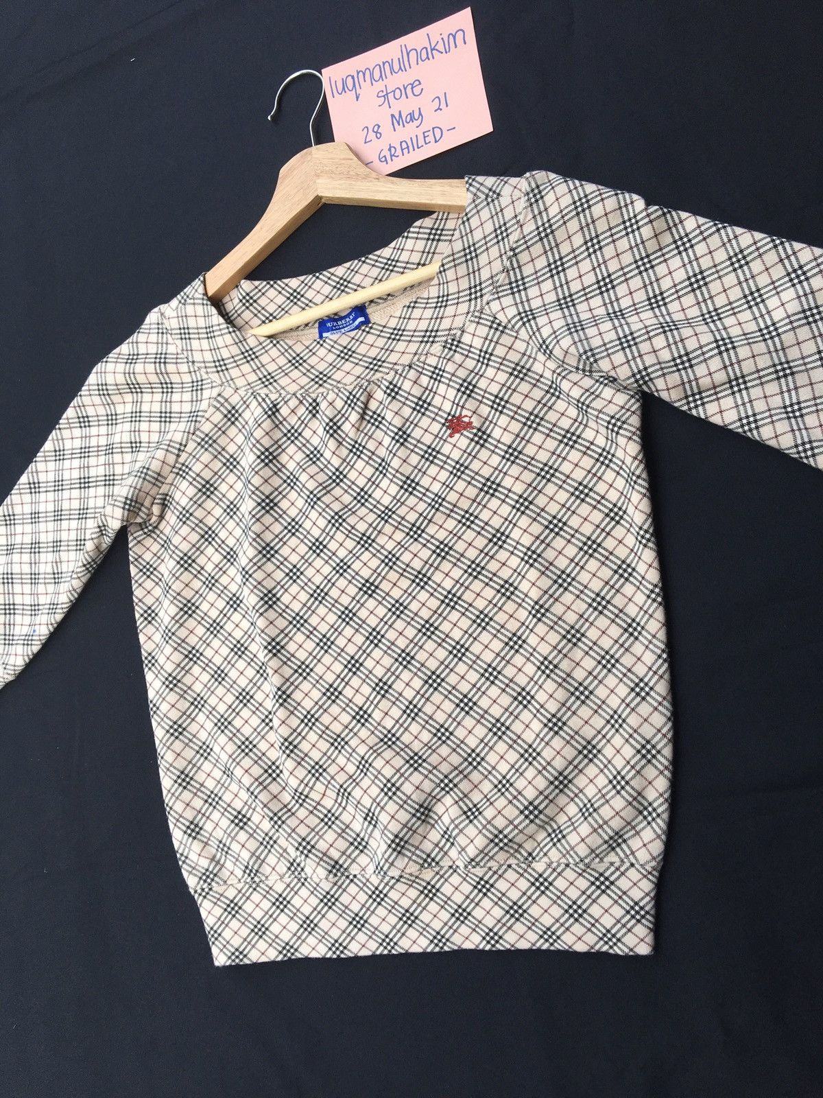 Burberry Vintage Burberry Checkered 3/4 Sleeves Shirt Size S / US 4 / IT 40 - 5 Thumbnail
