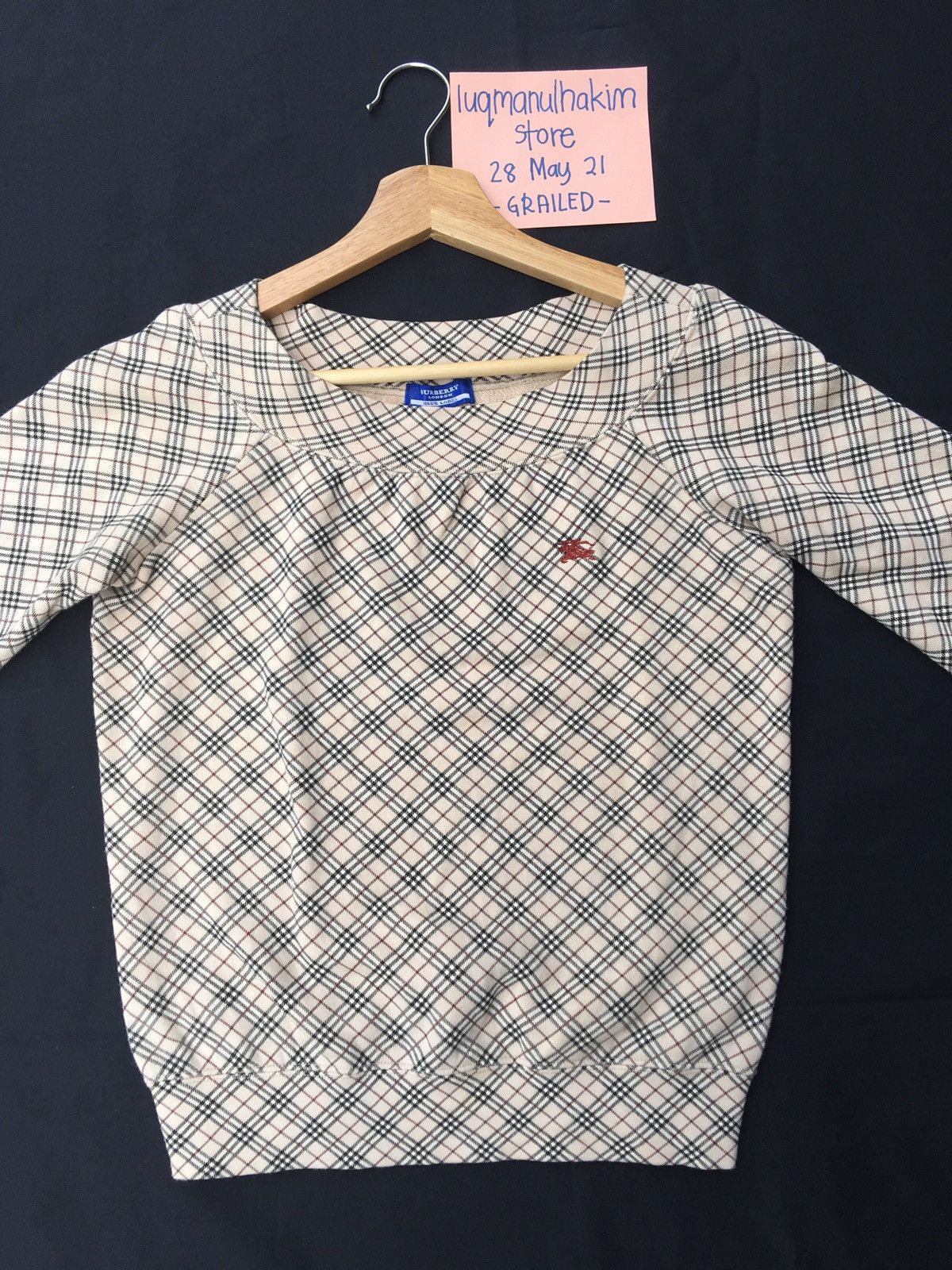 Burberry Vintage Burberry Checkered 3/4 Sleeves Shirt Size S / US 4 / IT 40 - 7 Thumbnail