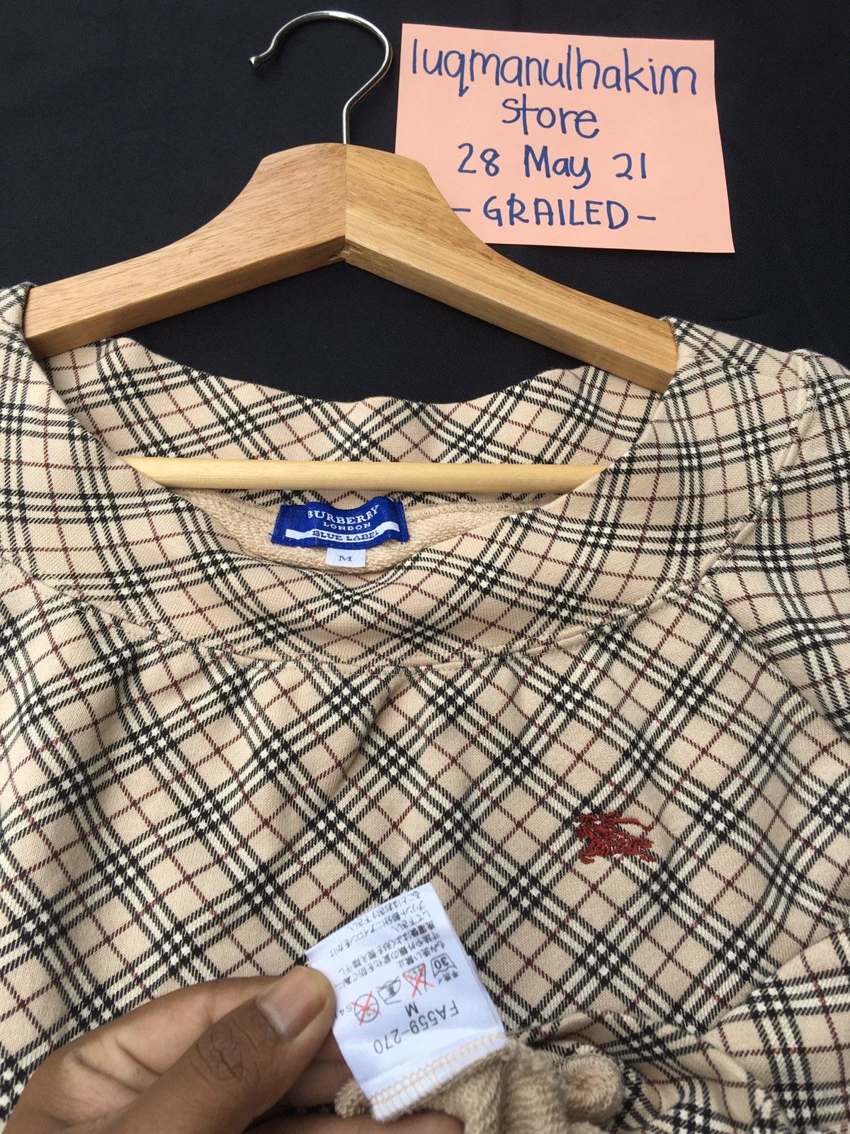 Burberry Vintage Burberry Checkered 3/4 Sleeves Shirt Size S / US 4 / IT 40 - 10 Thumbnail