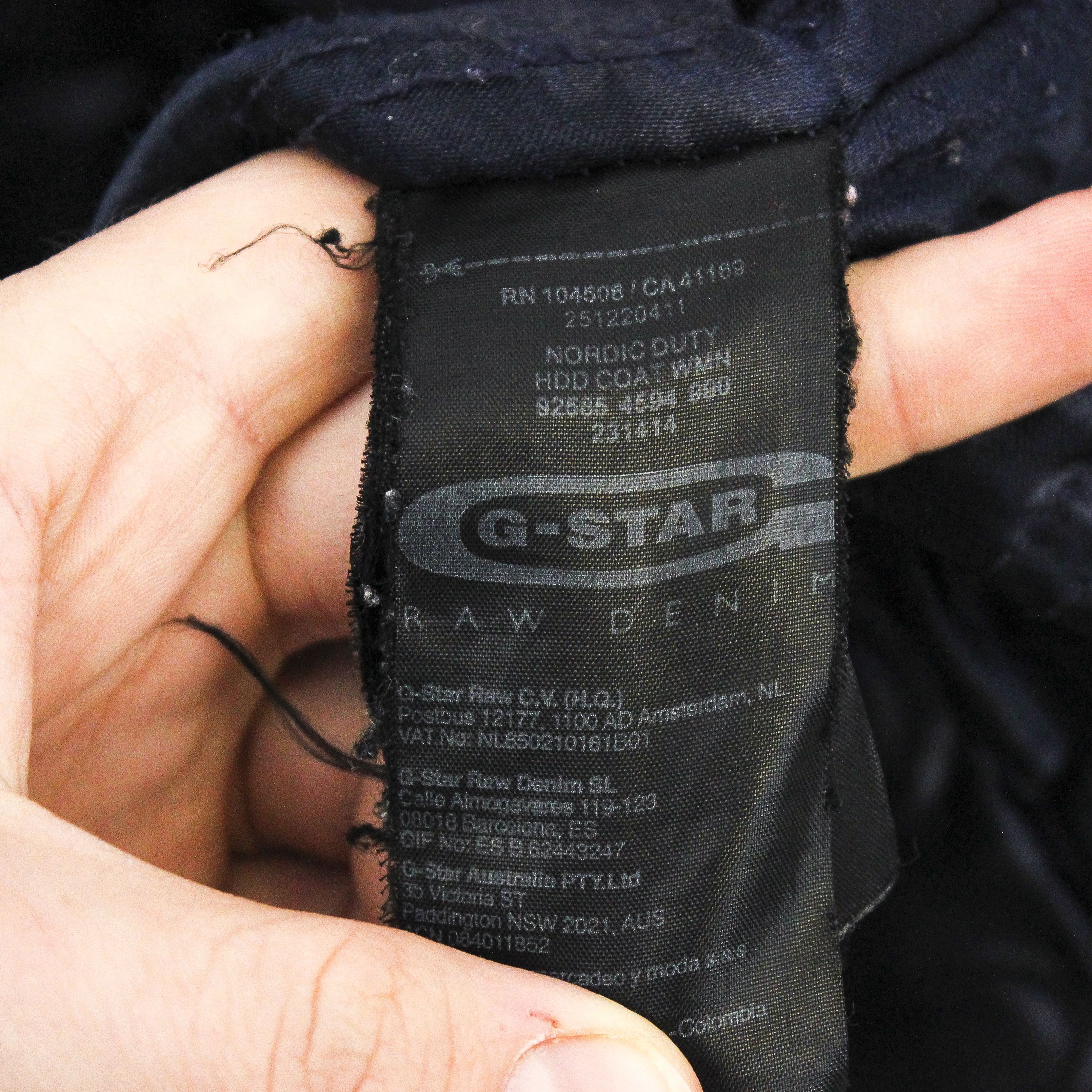 G-Star Nordic Duty Jacket Hooded Parka Over Coat Winter Black Zip Size L / US 10 / IT 46 - 8 Thumbnail