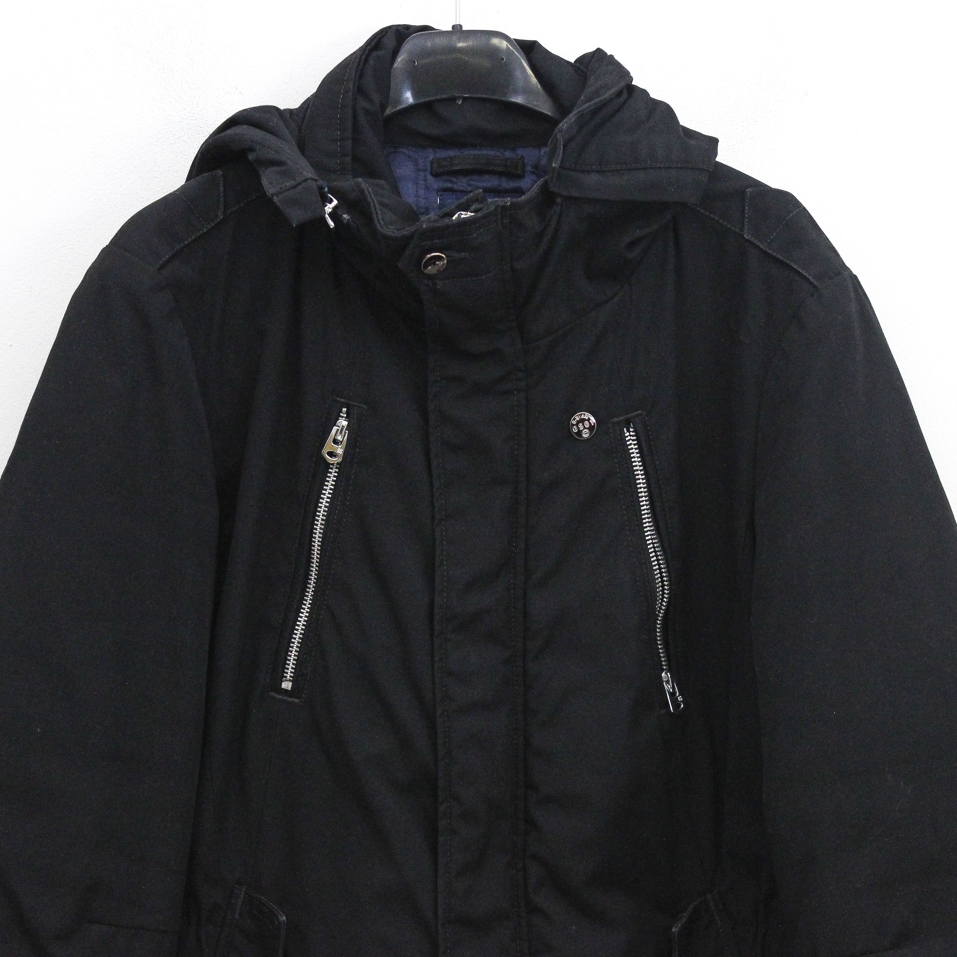 G-Star Nordic Duty Jacket Hooded Parka Over Coat Winter Black Zip Size L / US 10 / IT 46 - 2 Thumbnail