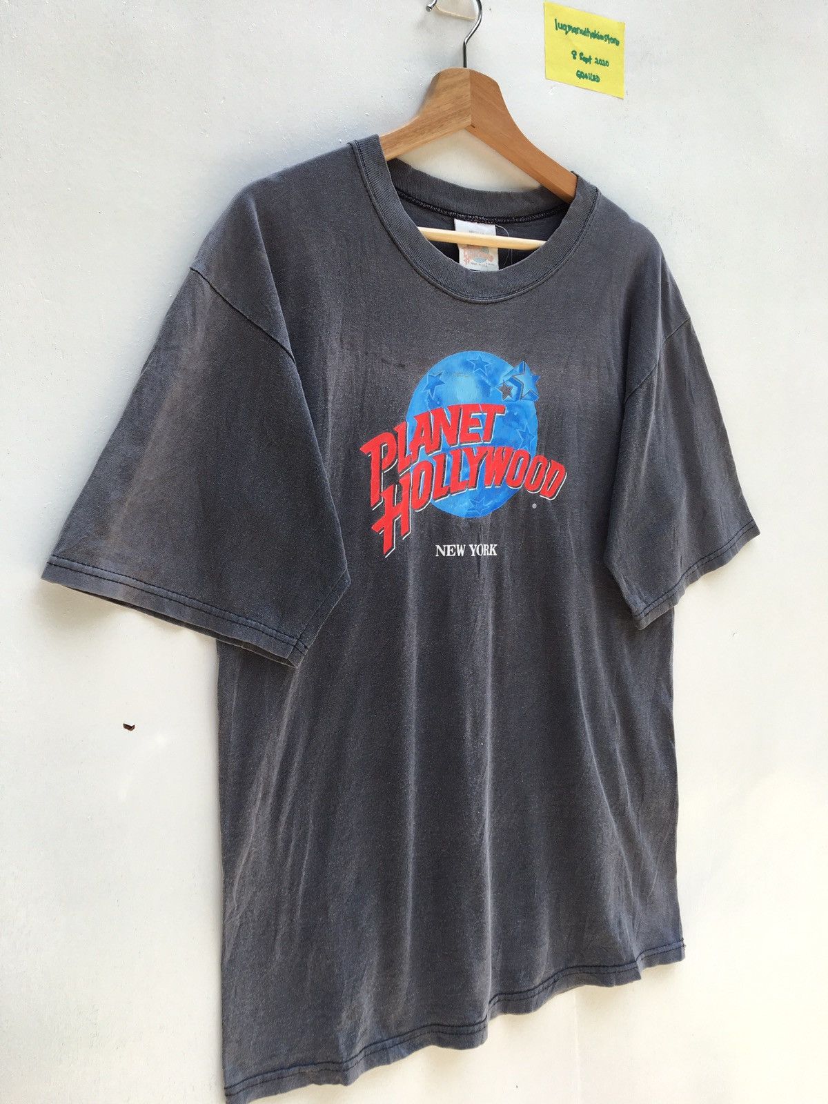 Planet Hollywood Vintage 90s Planet Hollywood New York Tshirt Size US M / EU 48-50 / 2 - 3 Thumbnail