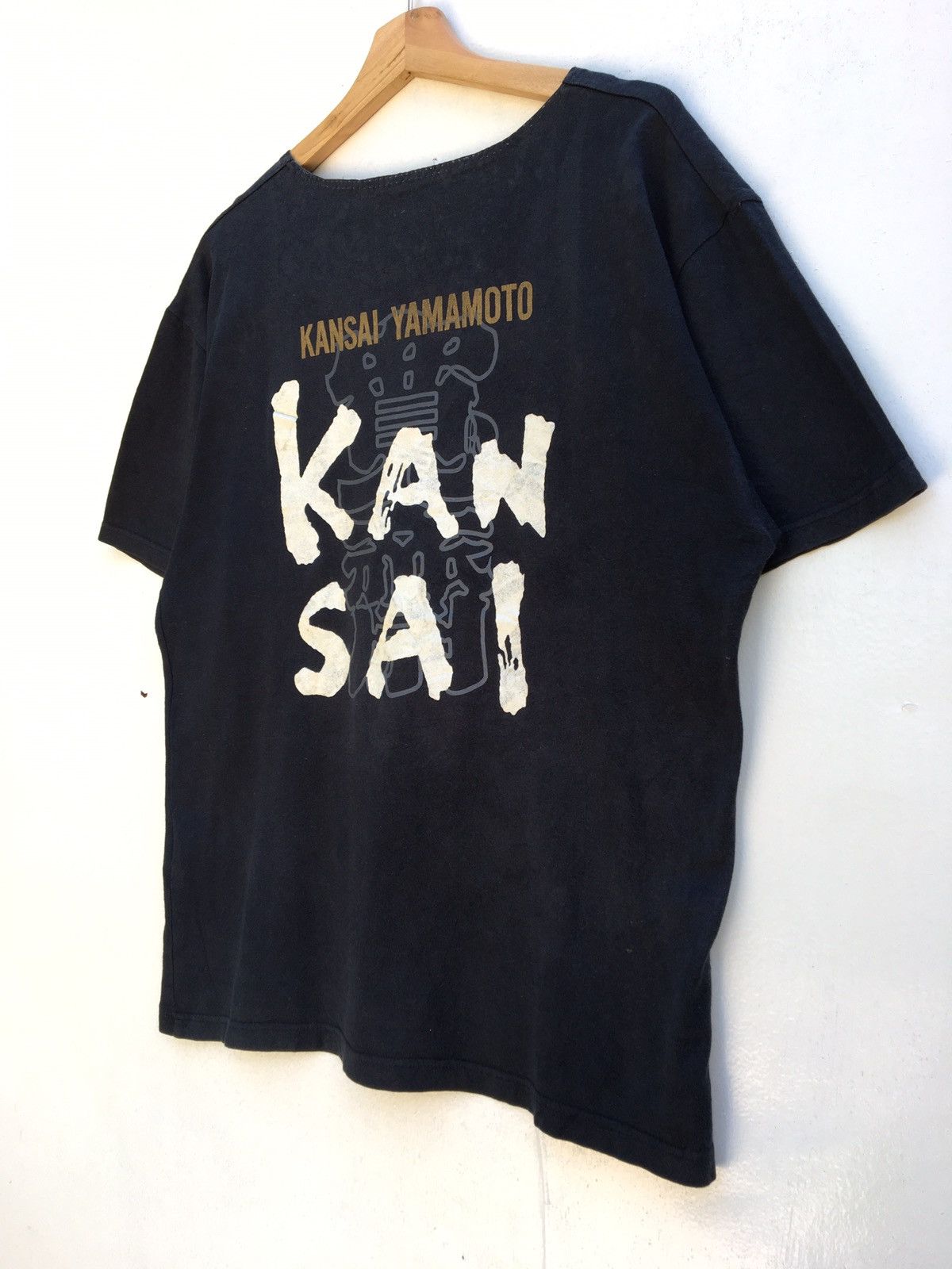 Kansai Yamamoto Vintage Kansai Man by Kansai Yamamoto Spellout Tshirt Size US L / EU 52-54 / 3 - 3 Thumbnail