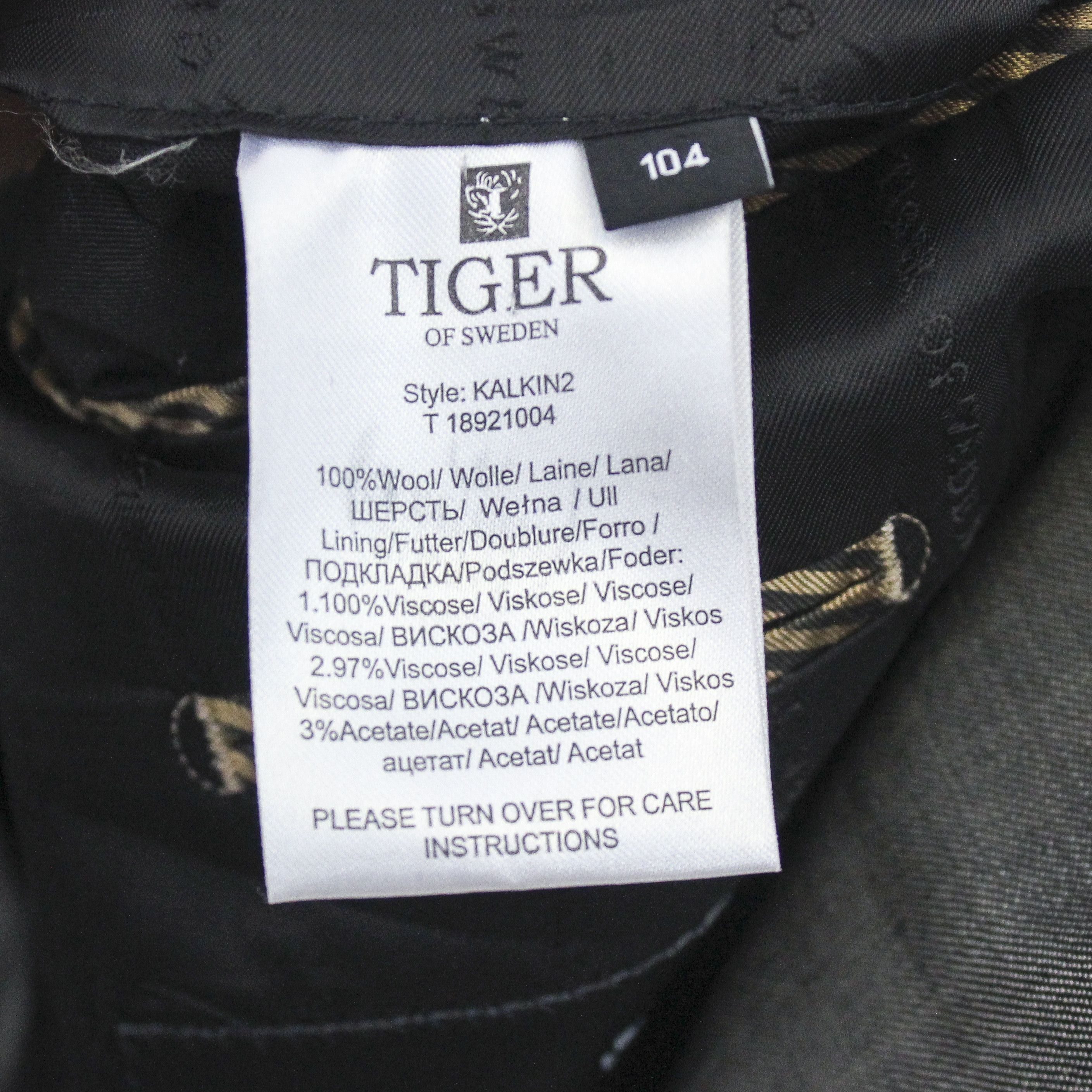 Tiger of Sweden Kalkin Wool Men Blazer Size 104 UK 40 US Suit Jacket EU 50 M Size 40R - 5 Thumbnail