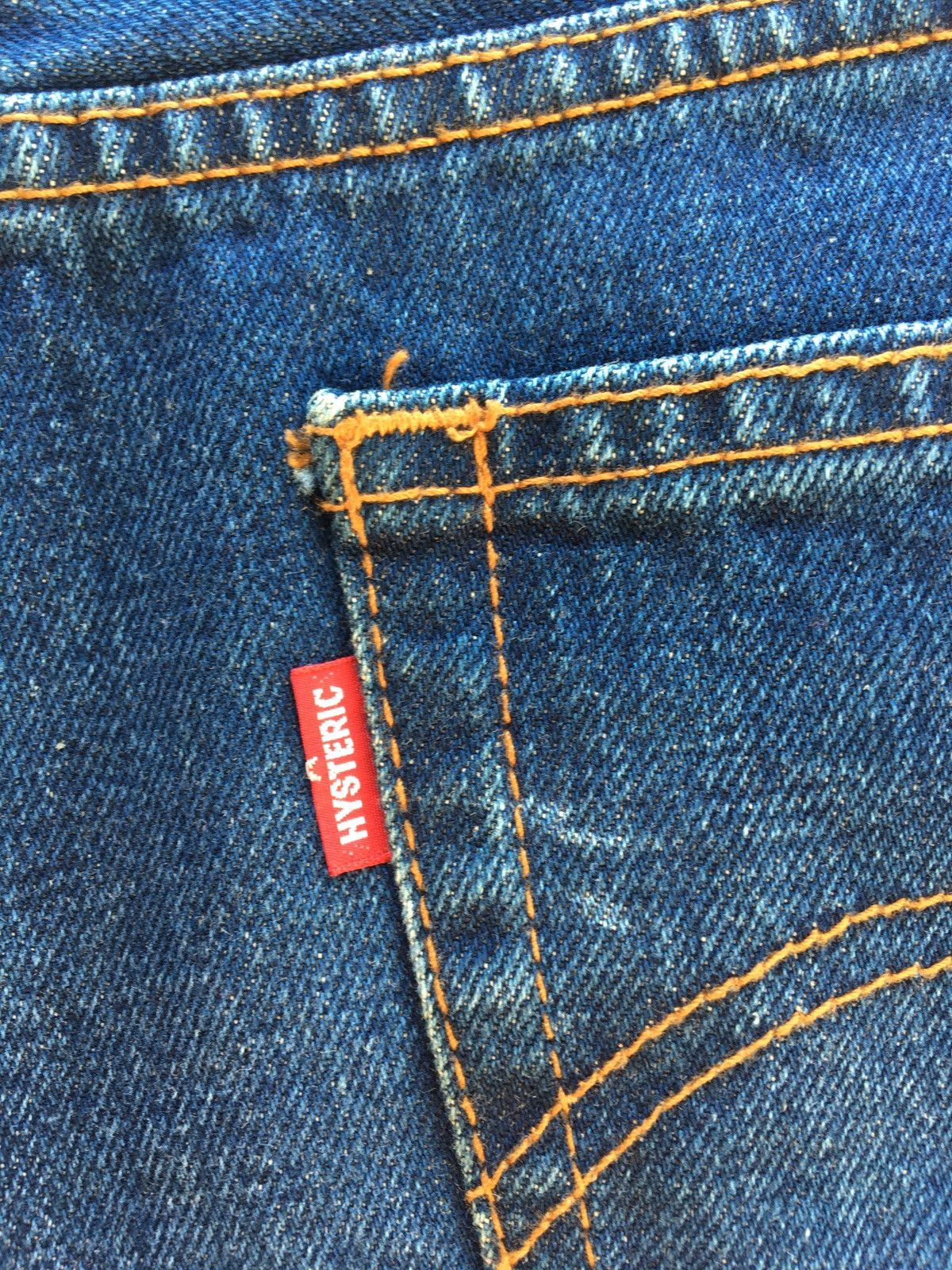 Hysteric Glamour Rare Kinky Jeans Hysteric Stars Patchwork Short Denim Jeans Size US 28 / EU 44 - 16 Thumbnail
