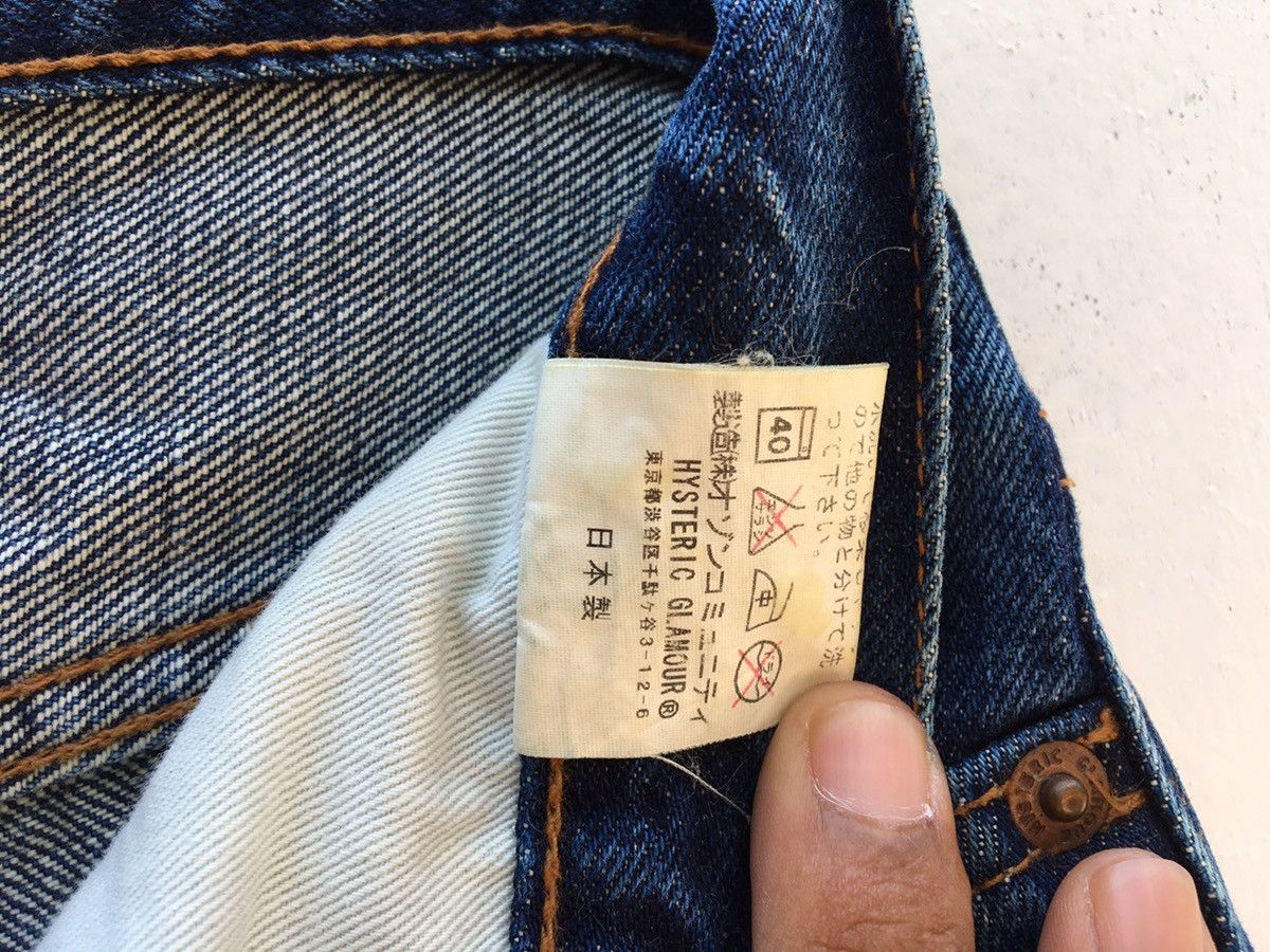 Hysteric Glamour Rare Kinky Jeans Hysteric Stars Patchwork Short Denim Jeans Size US 28 / EU 44 - 19 Thumbnail