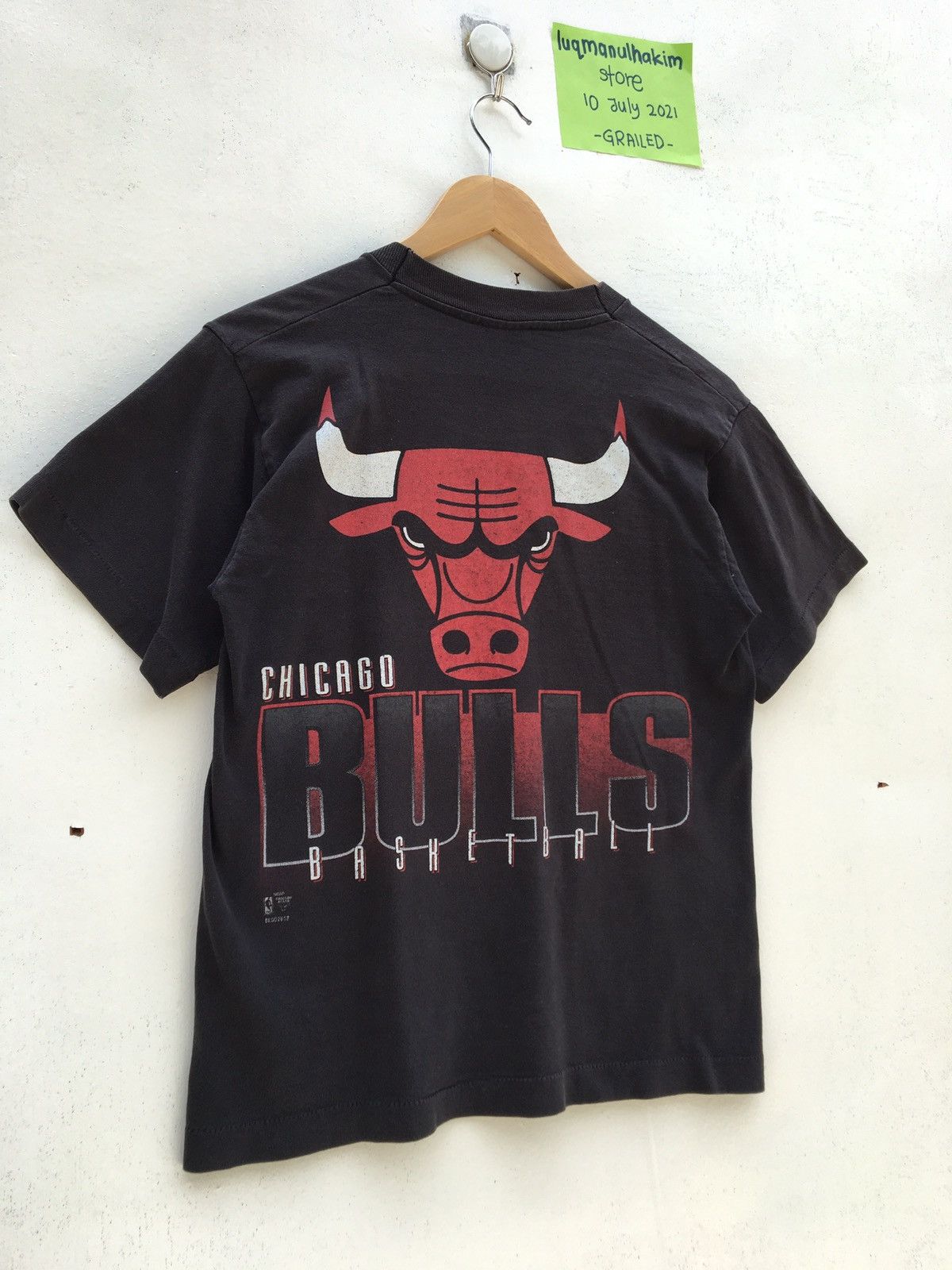 NBA Vintage Chicago Bulls NBA Biglogo Tshirt Size S / US 4 / IT 40 - 3 Thumbnail