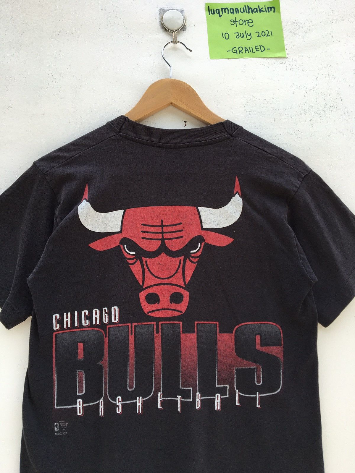 NBA Vintage Chicago Bulls NBA Biglogo Tshirt Size S / US 4 / IT 40 - 1 Thumbnail
