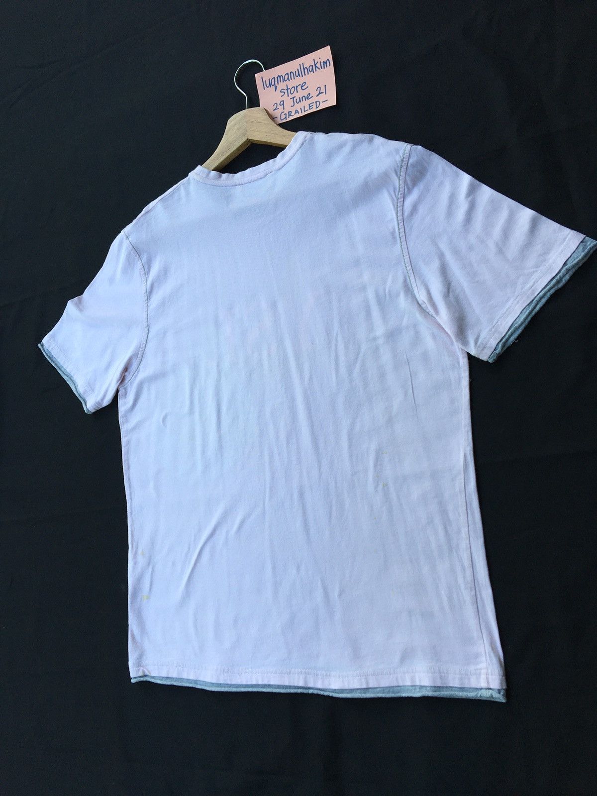 Yves Saint Laurent Vintage YSL Yves Saint Laurent Spellout Logo Tshirt Size US M / EU 48-50 / 2 - 15 Thumbnail