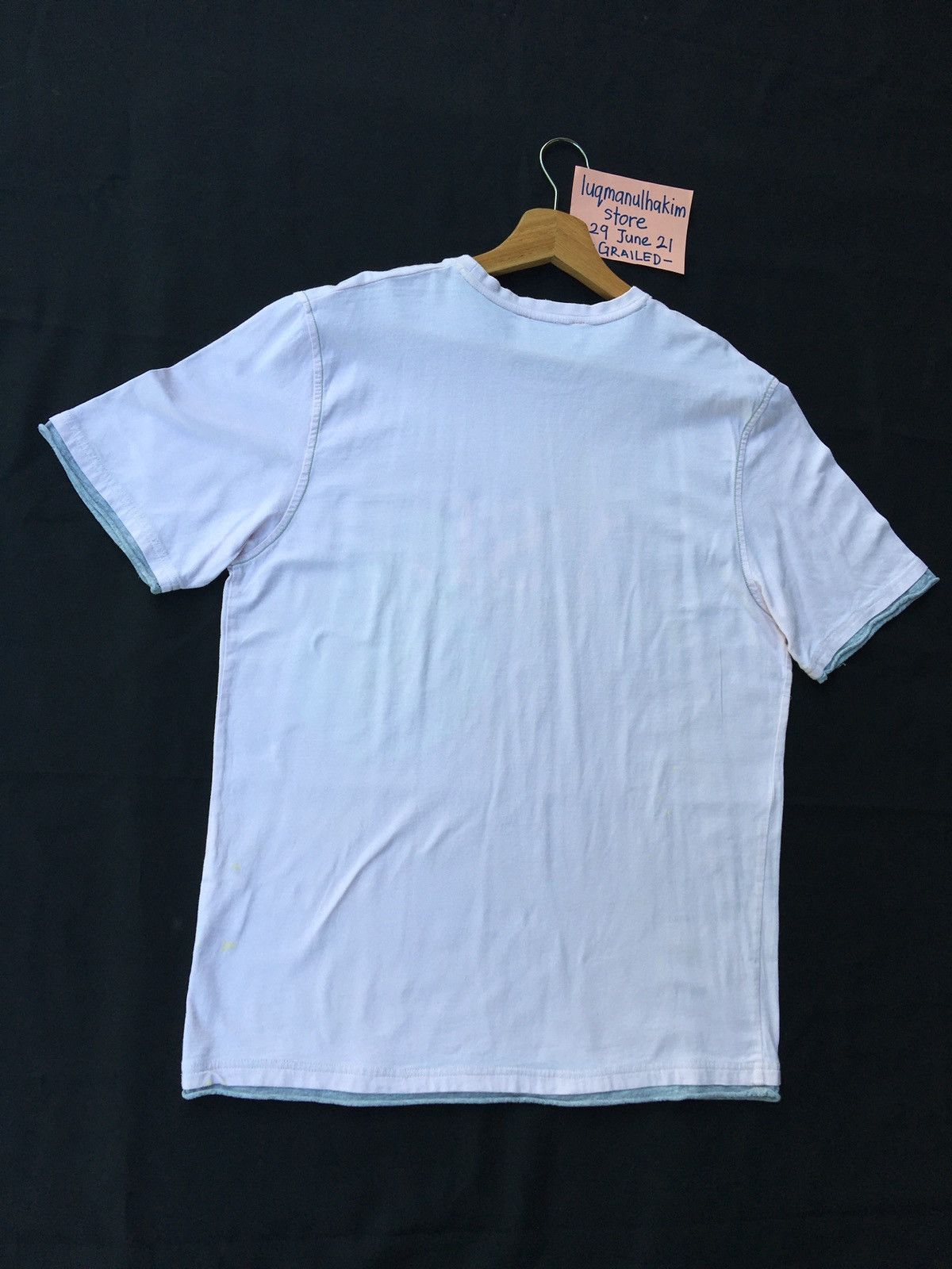 Yves Saint Laurent Vintage YSL Yves Saint Laurent Spellout Logo Tshirt Size US M / EU 48-50 / 2 - 14 Thumbnail